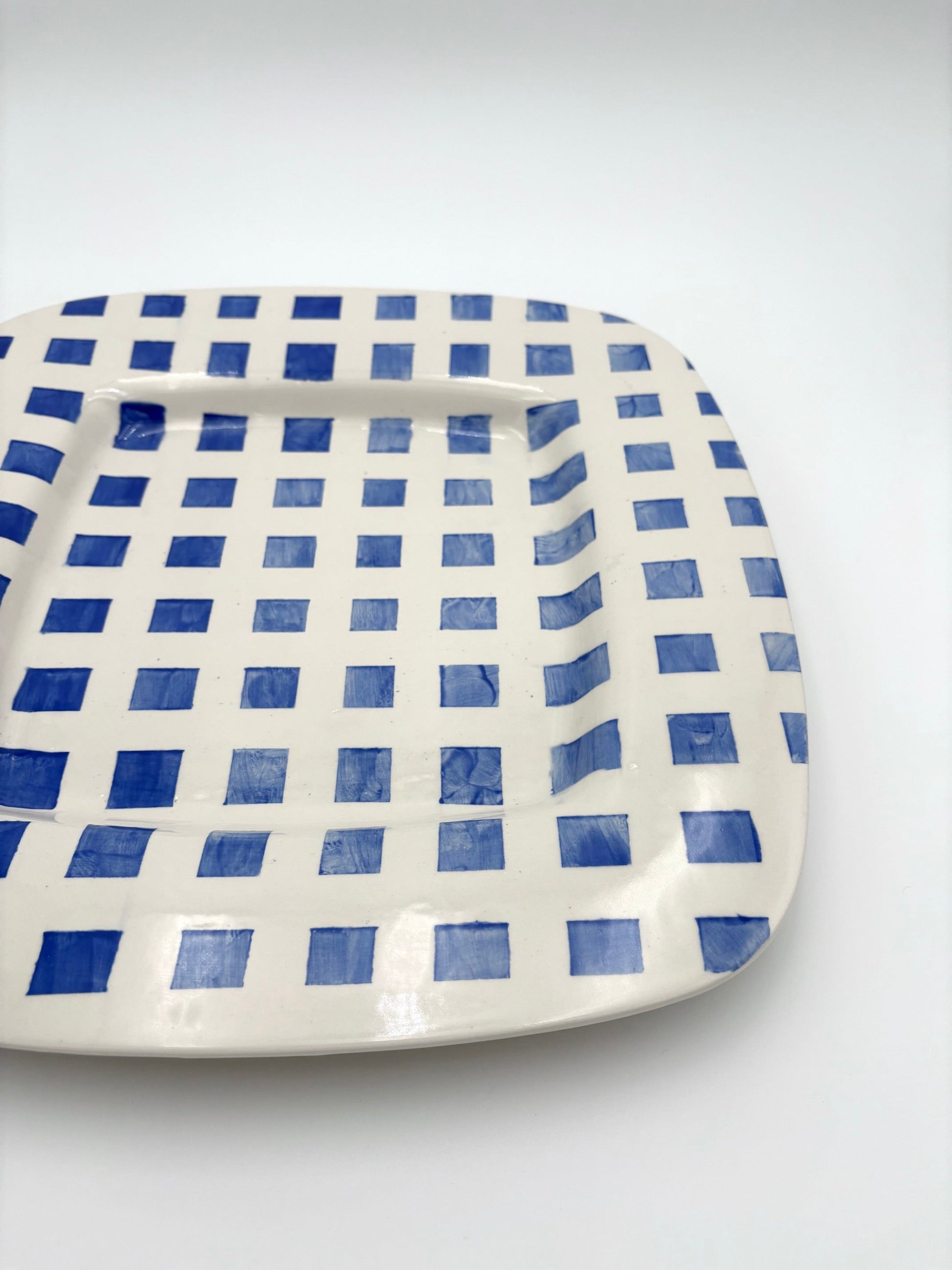 Checkered Serving Plate