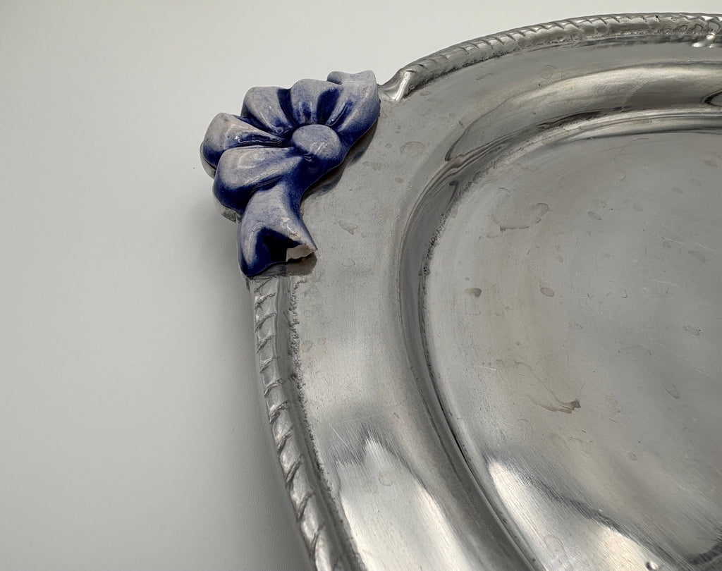Vintage Platter with Bows