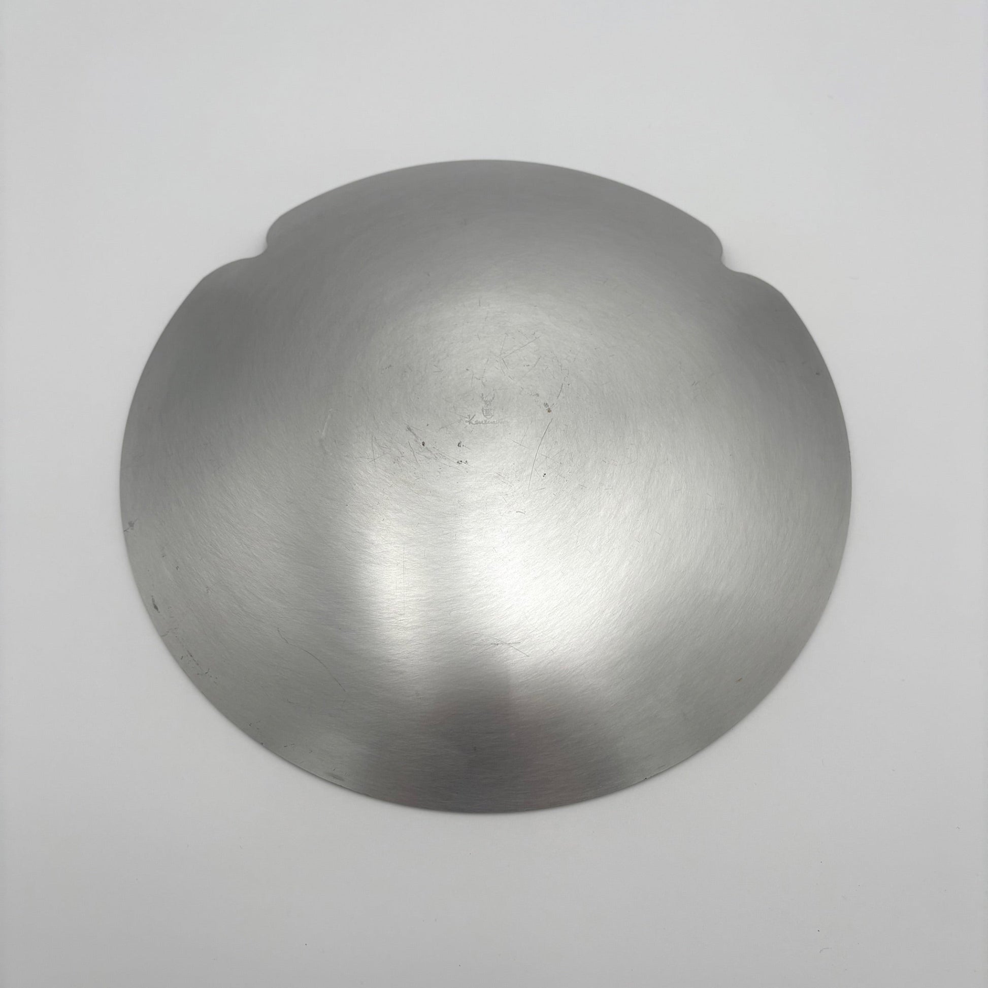 Vintage Aluminum Seashell Plate