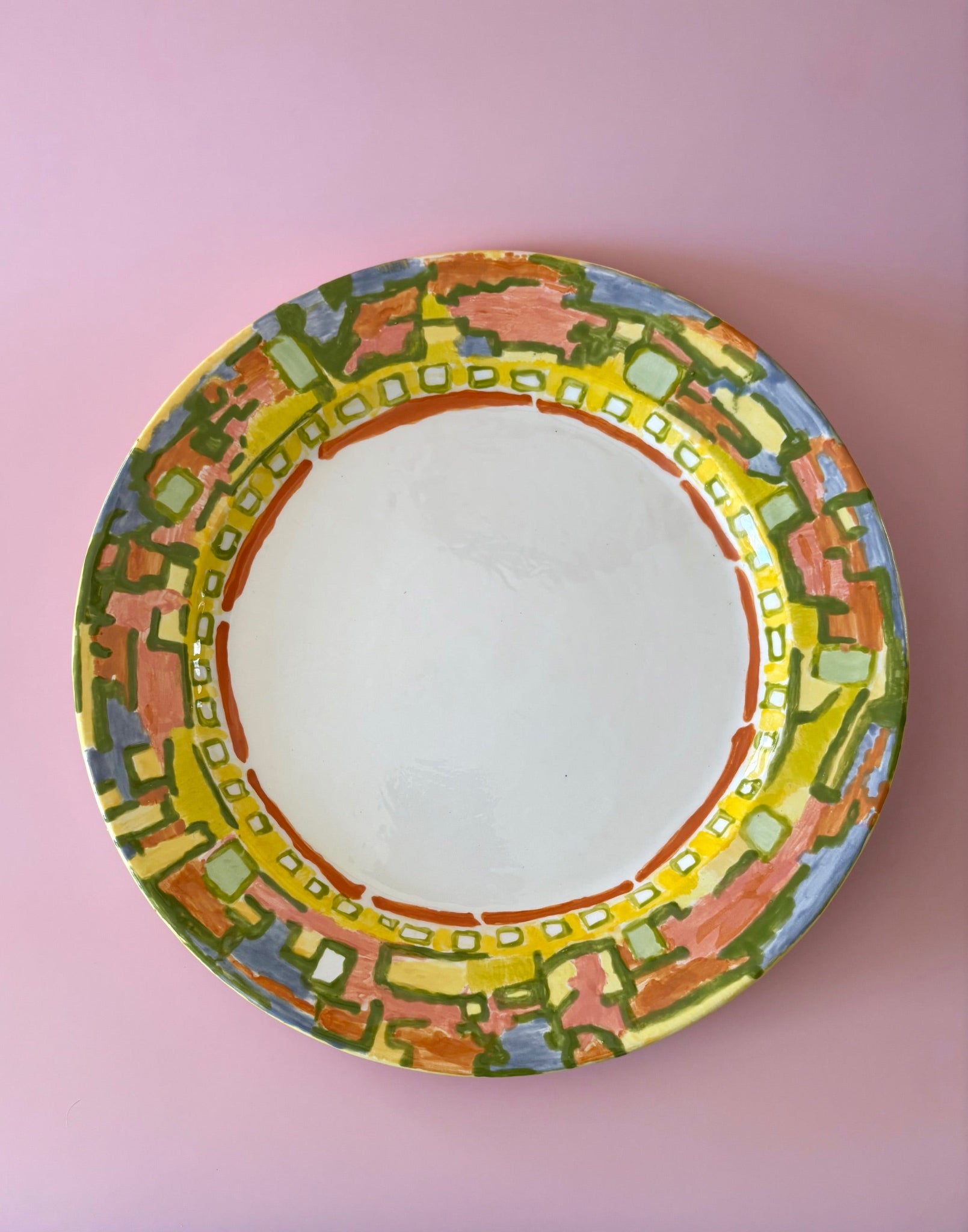 Tetris Pattern Serving Plate