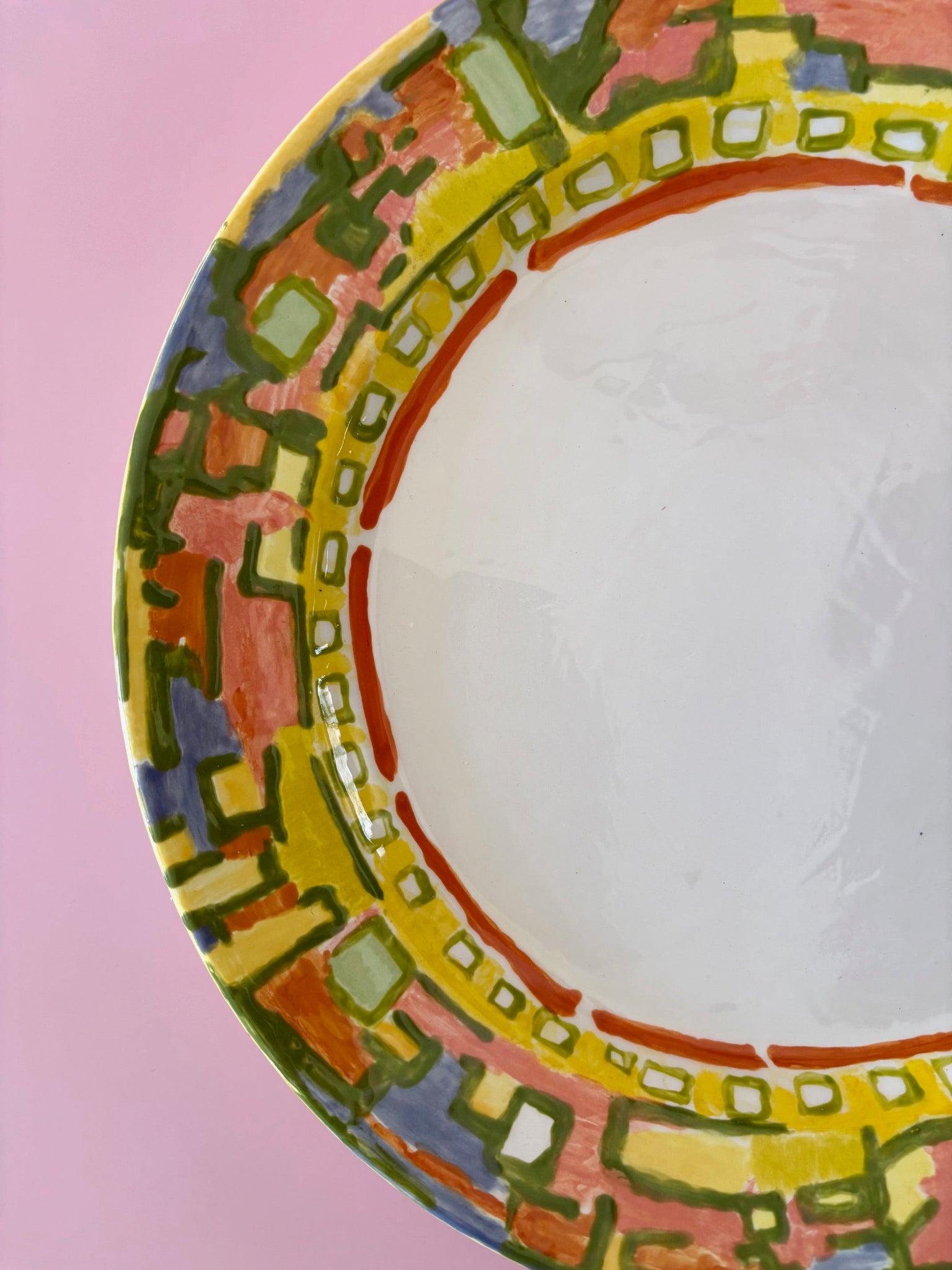 Tetris Pattern Serving Plate