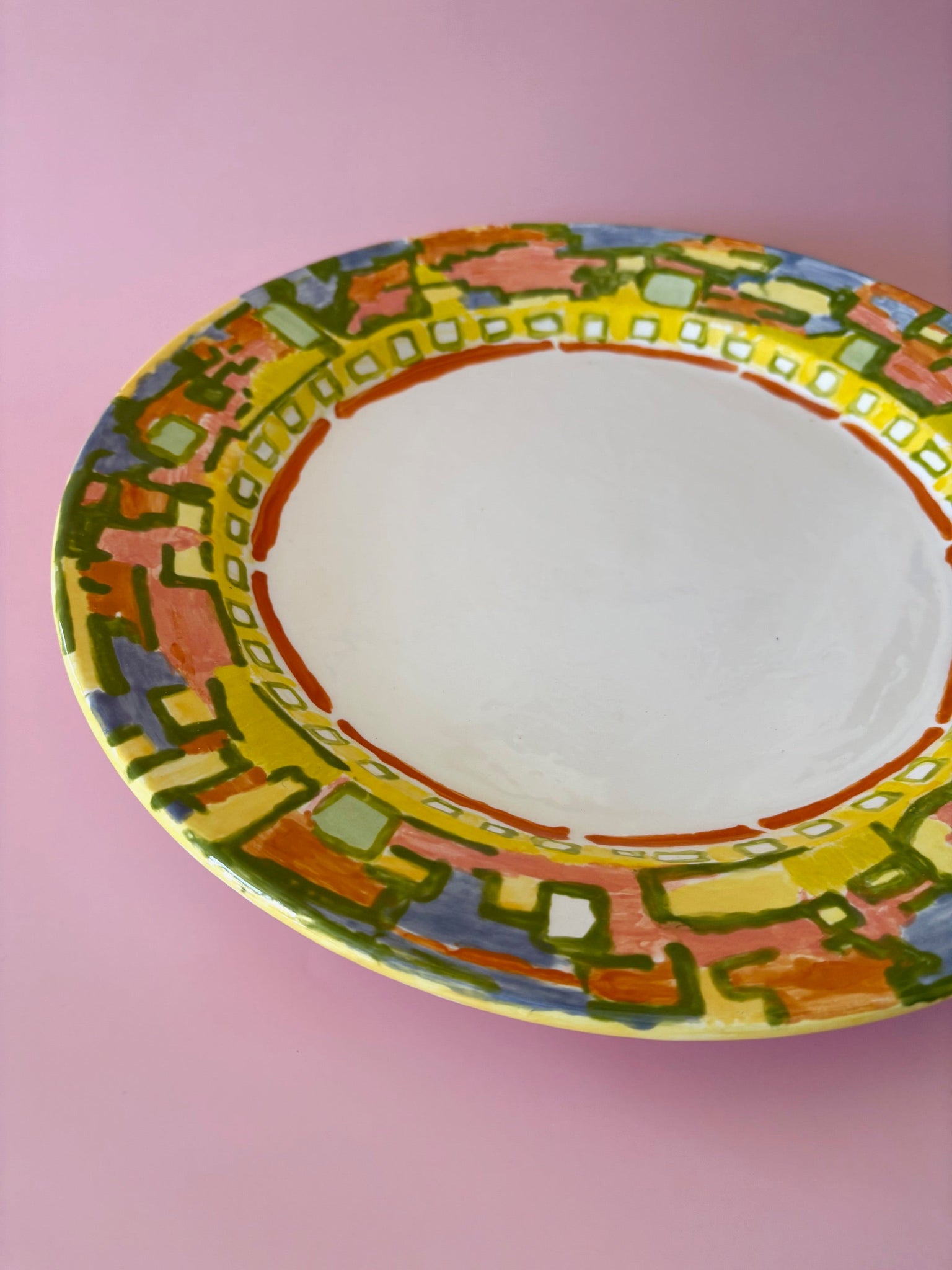 Tetris Pattern Serving Plate