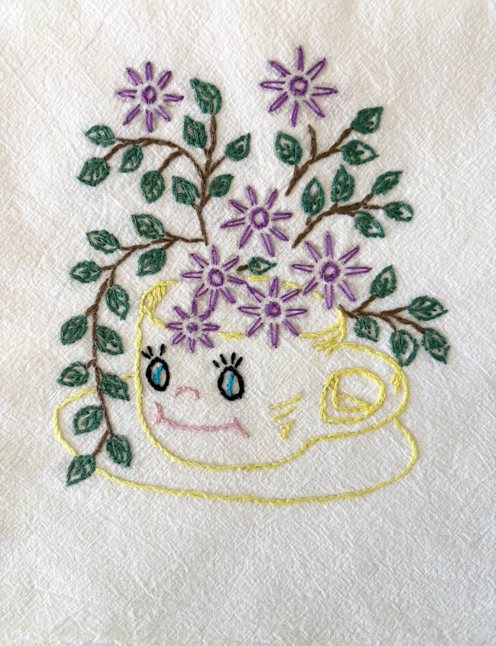 Hand Embroidered Tea Towels