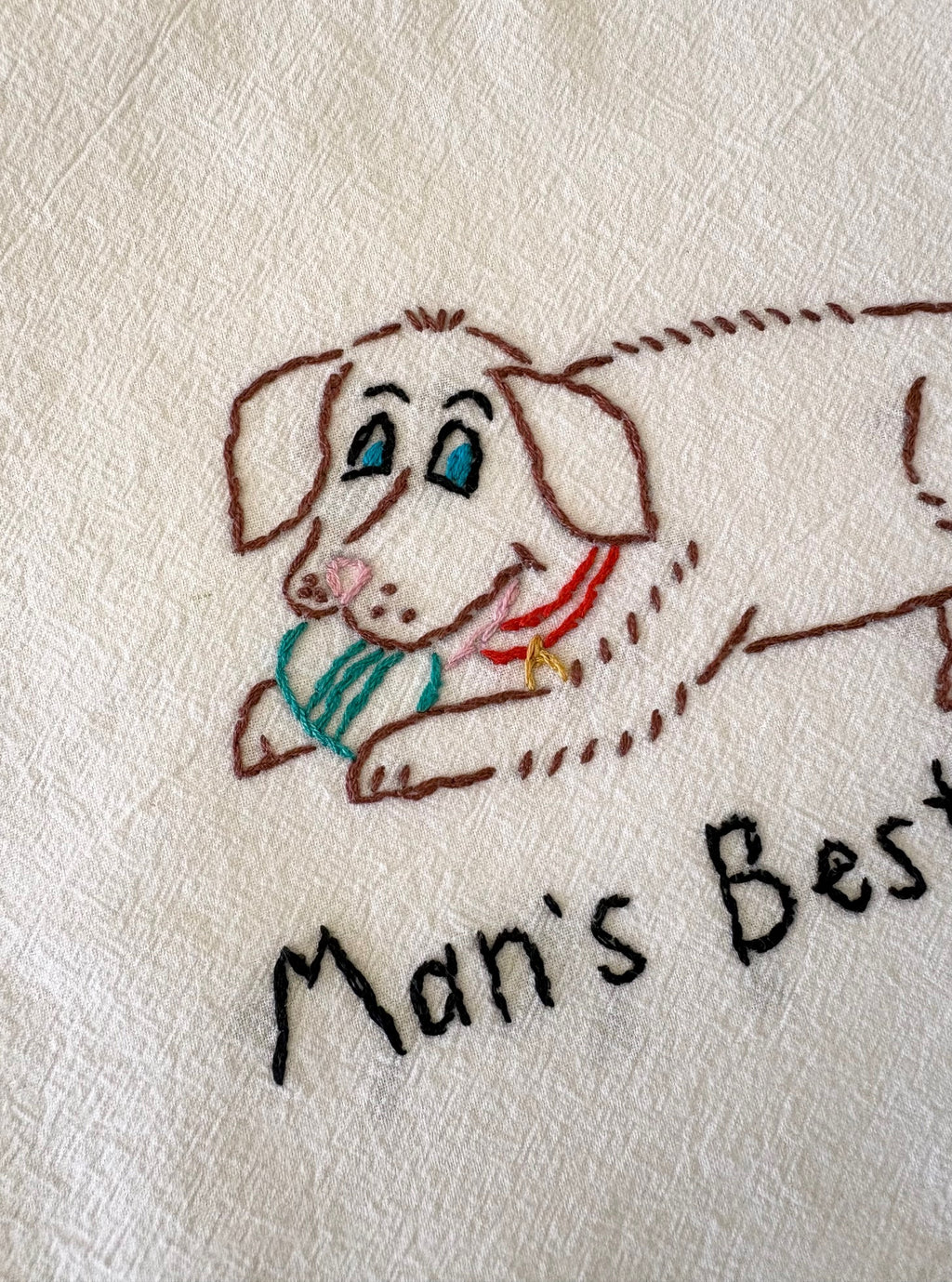 Hand Embroidered Tea Towels
