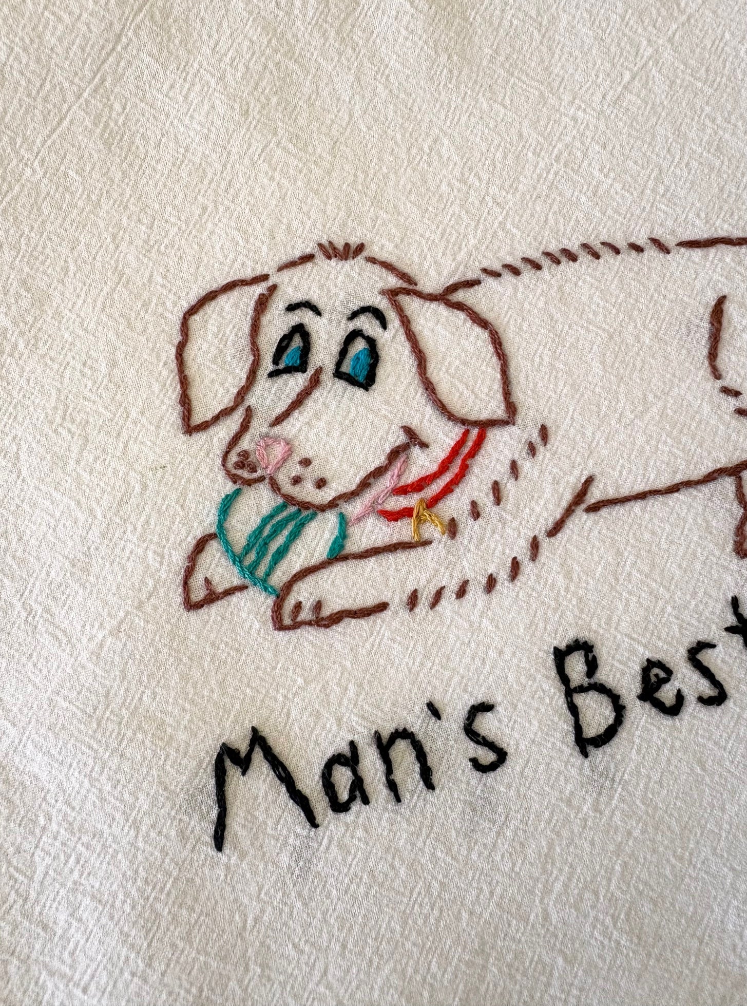 Hand Embroidered Tea Towels