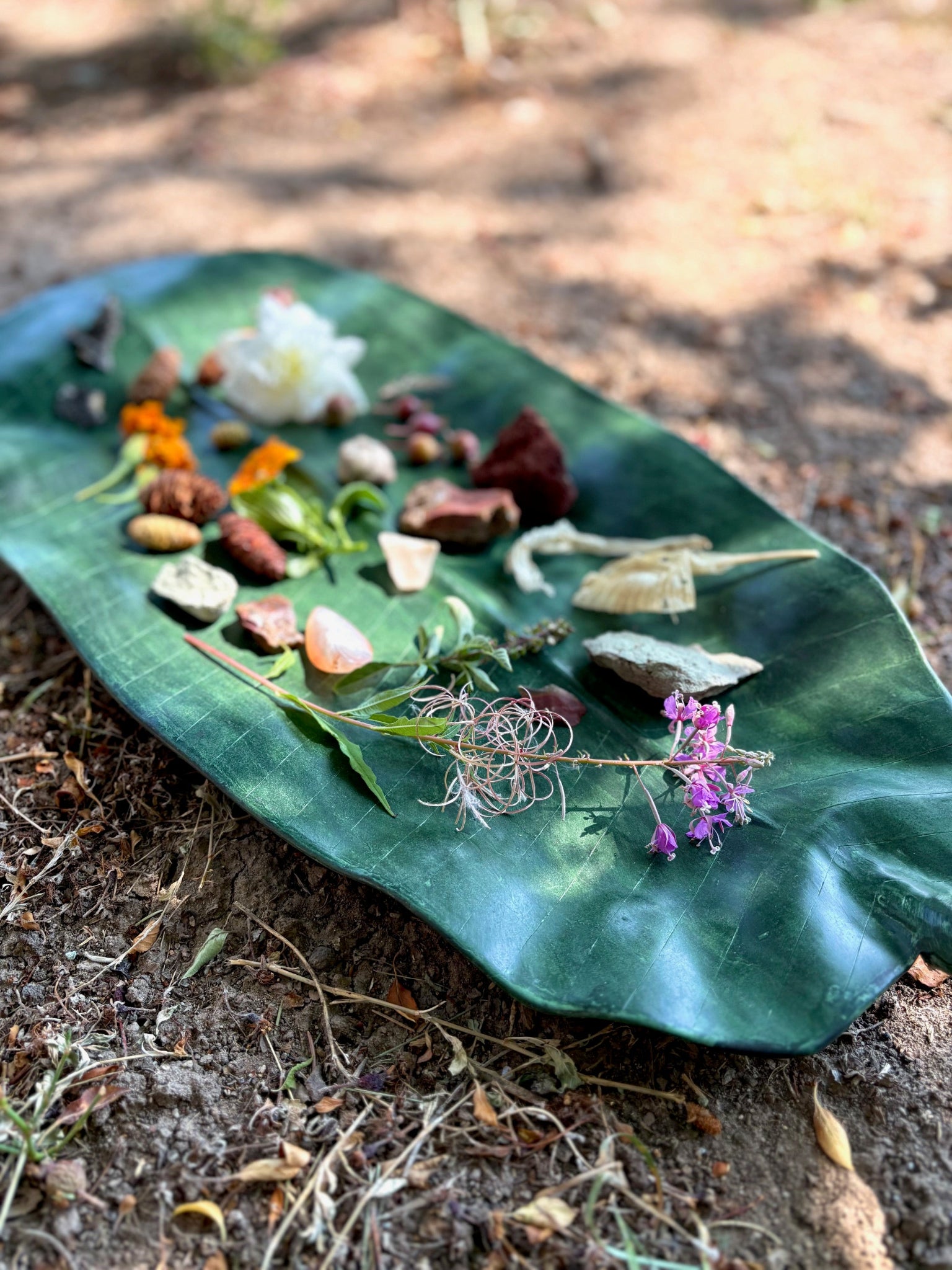 Decorative Banana Leaf Tray