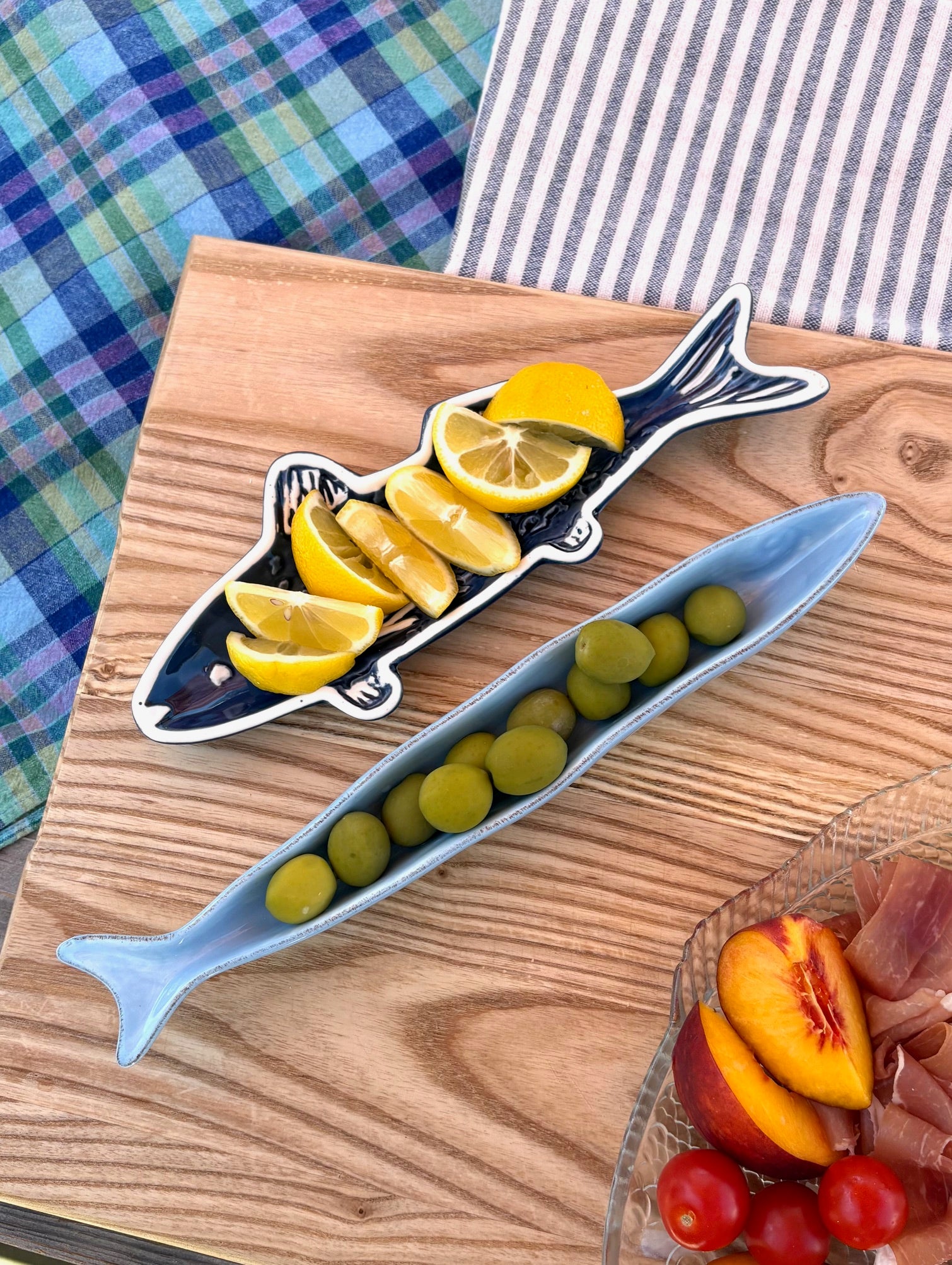 Light Blue Fish Dish