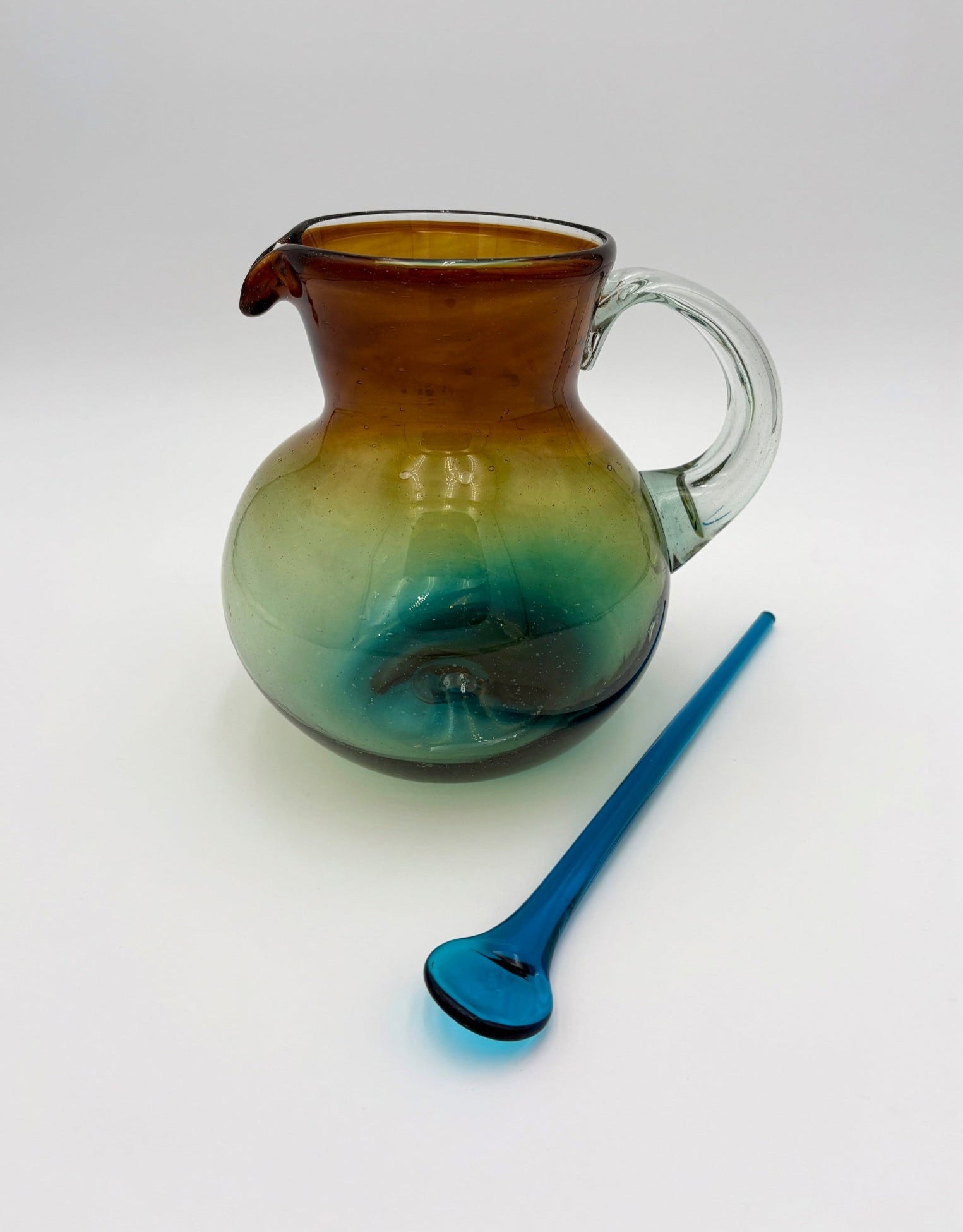 Ombre Pitcher with Stir Stick