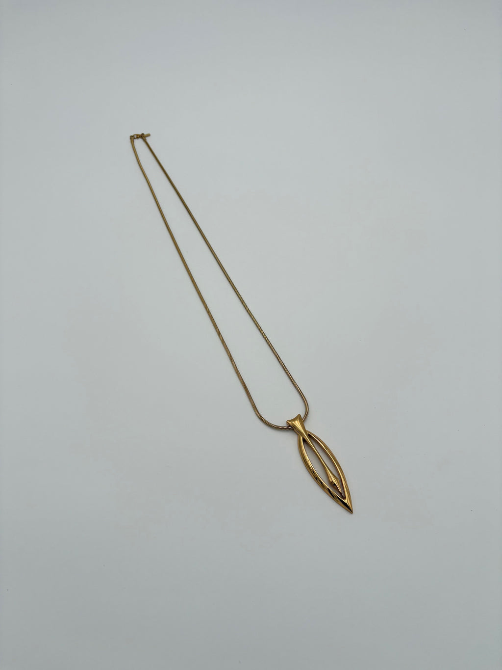 Gold Fish Pendant Necklace