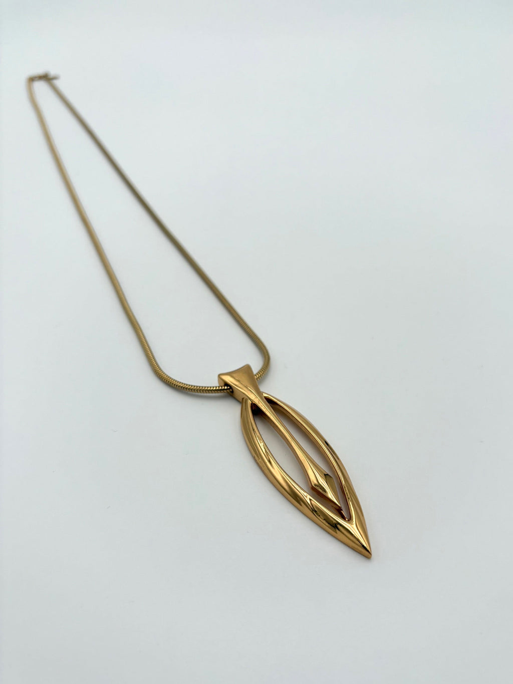 Gold Fish Pendant Necklace