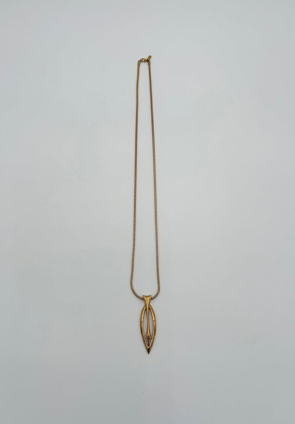 Gold Fish Pendant Necklace