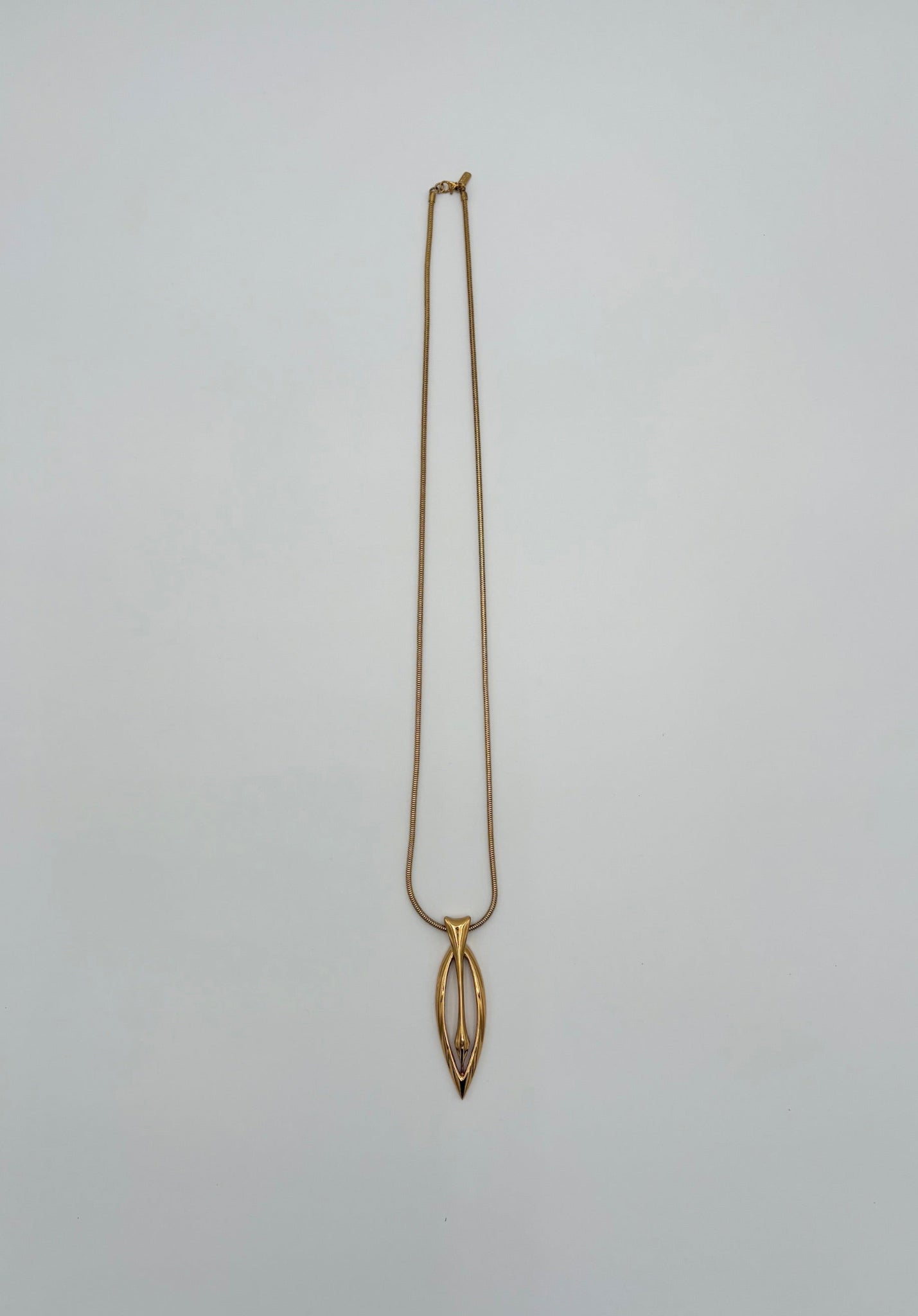 Gold Fish Pendant Necklace