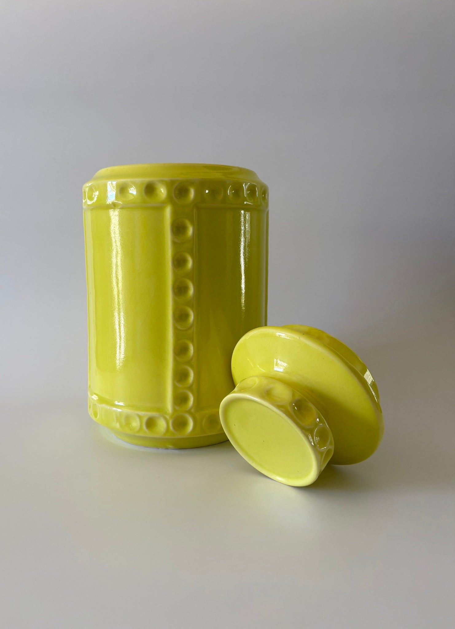 Highlighter Yellow Cookie Jar