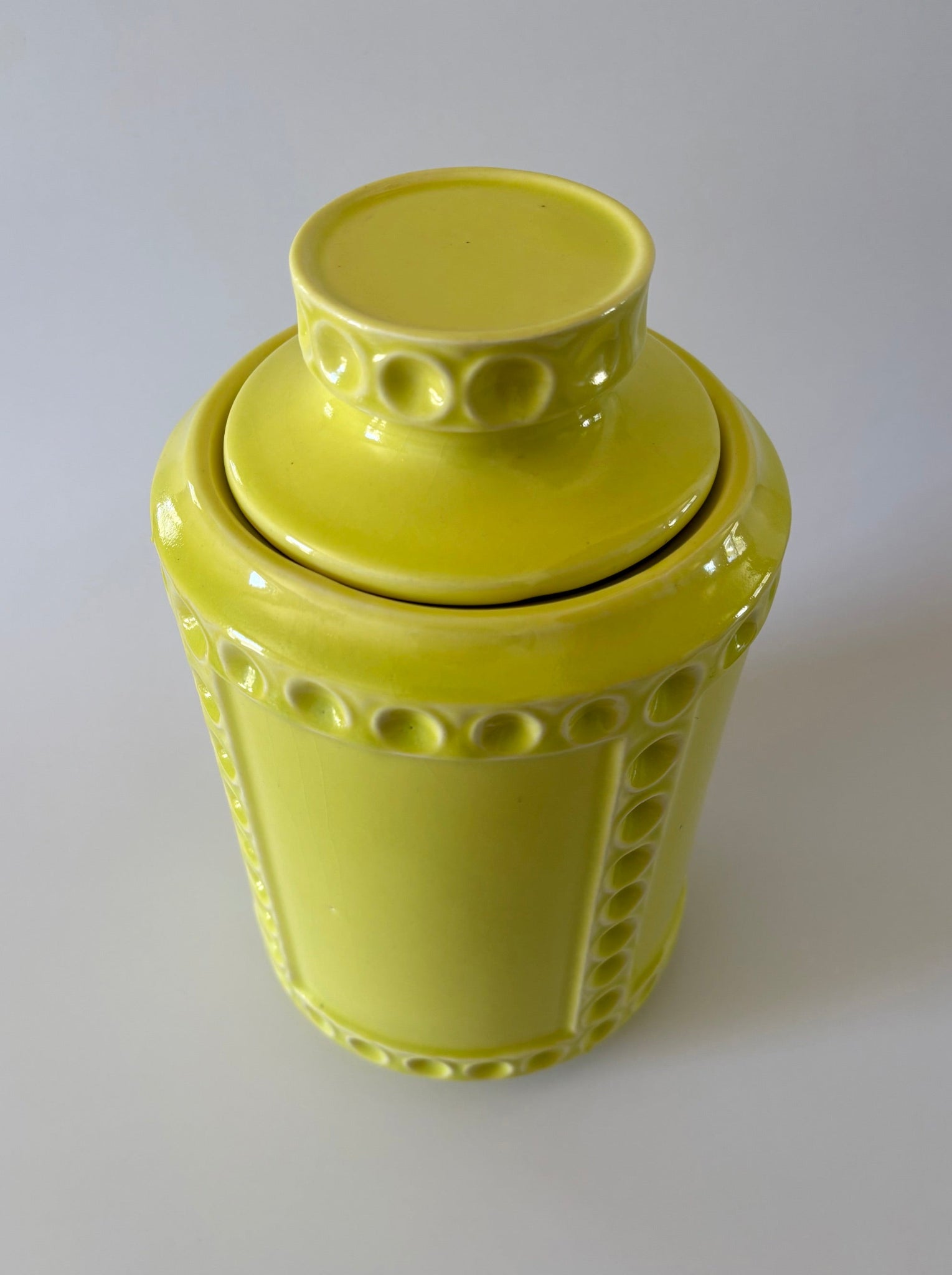 Highlighter Yellow Cookie Jar
