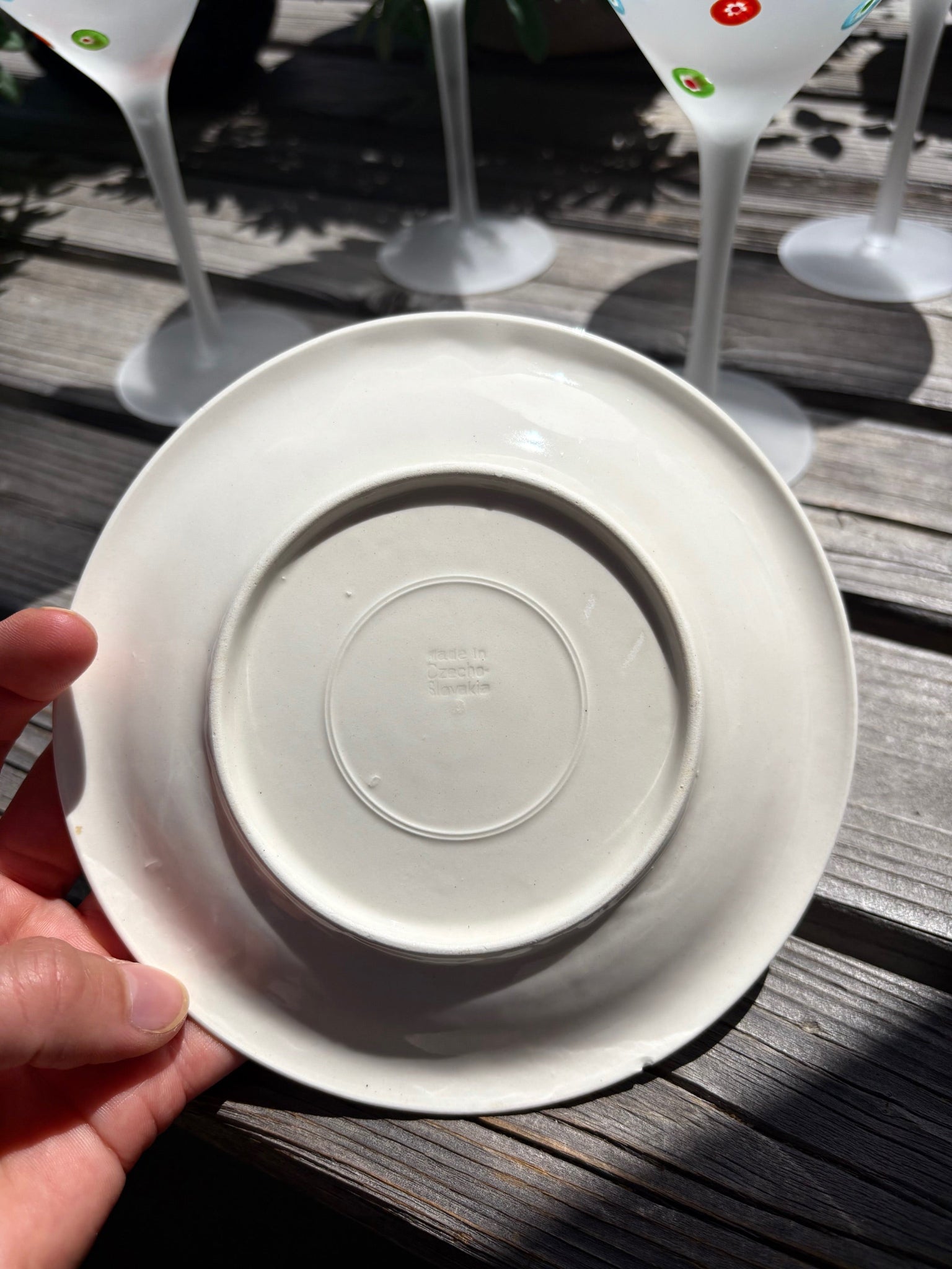 Vintage Seafood Plates