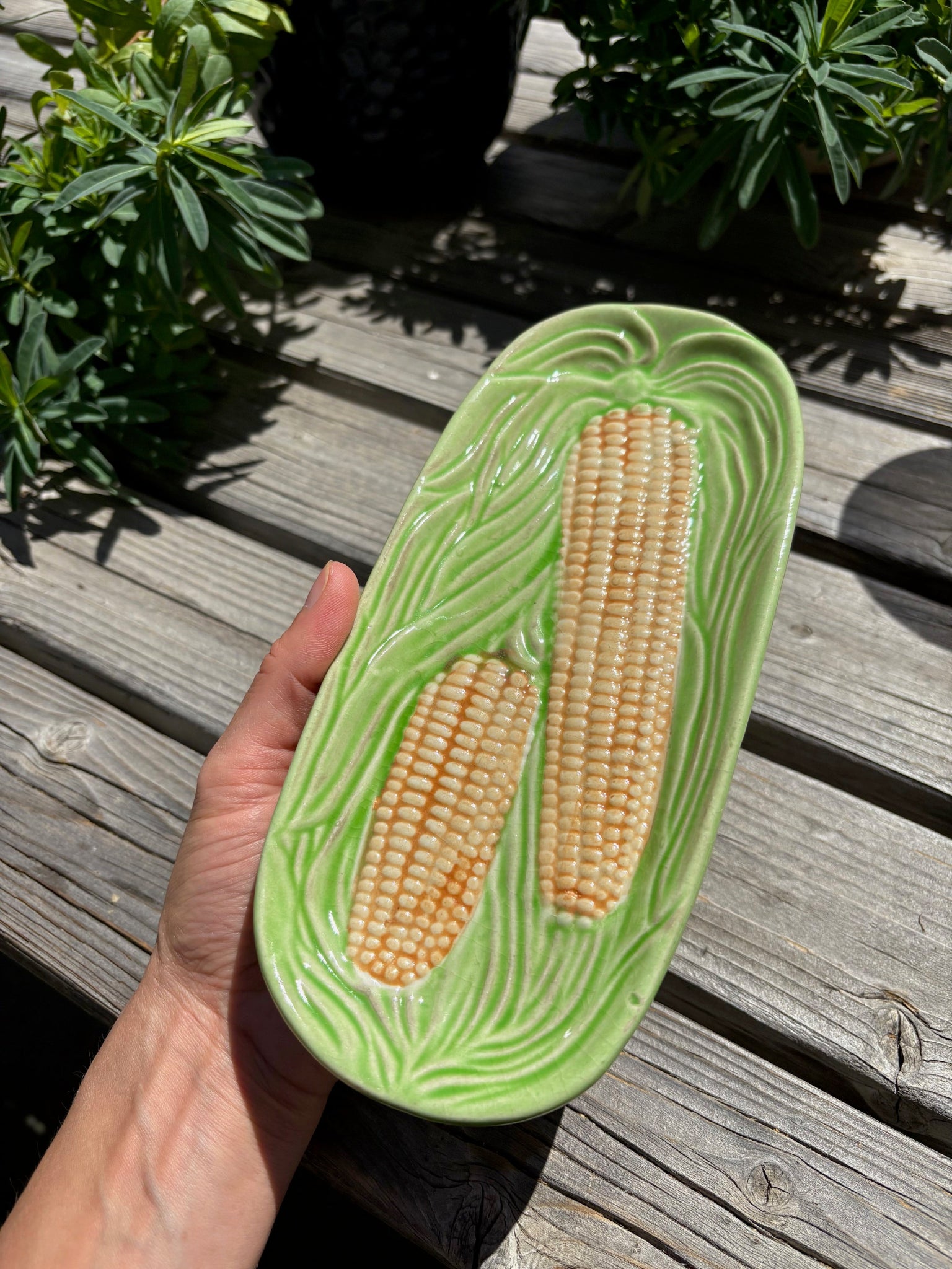 Vintage Corn Plates
