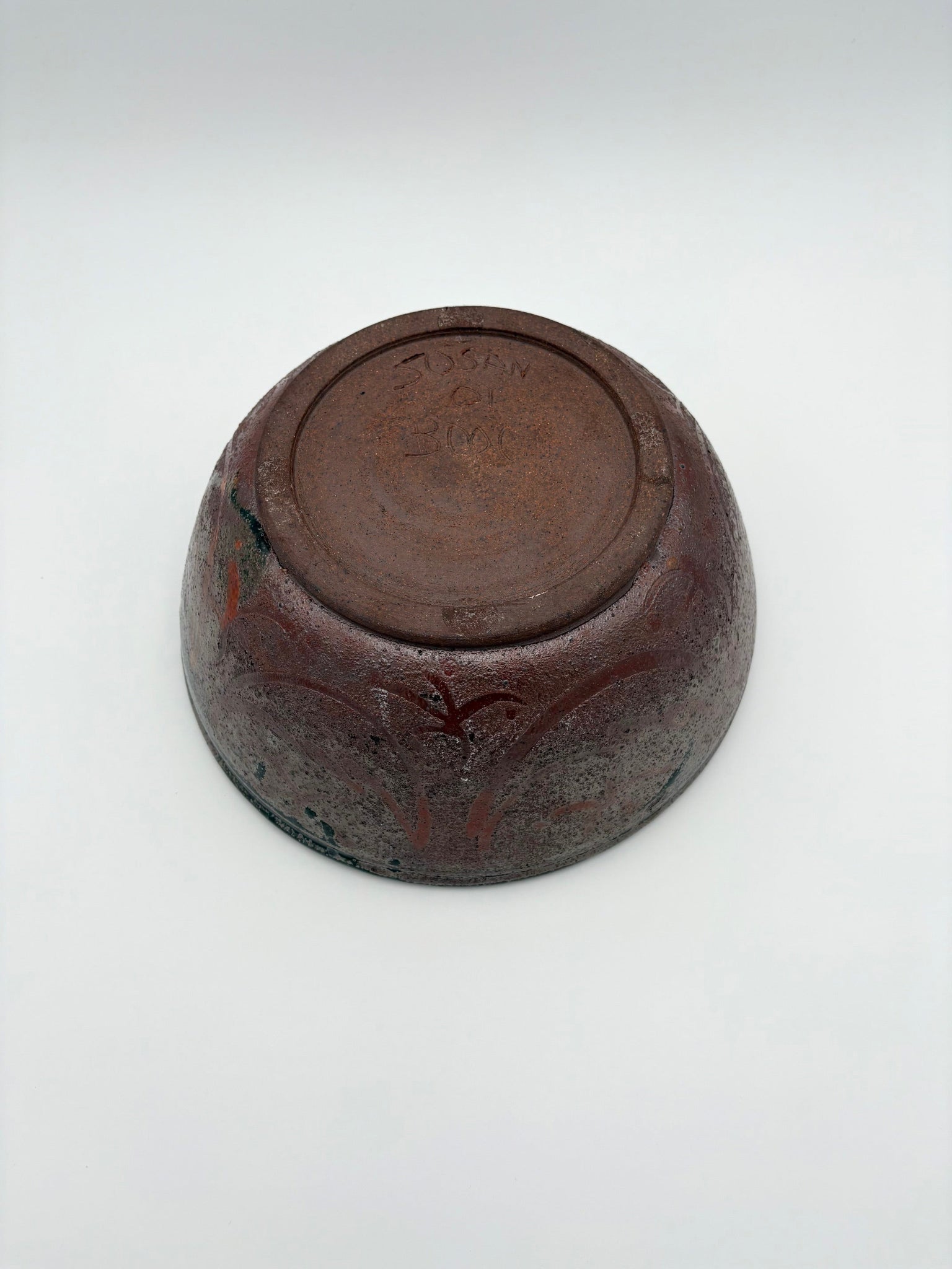 Ceramic Bowl with Lines and Dots