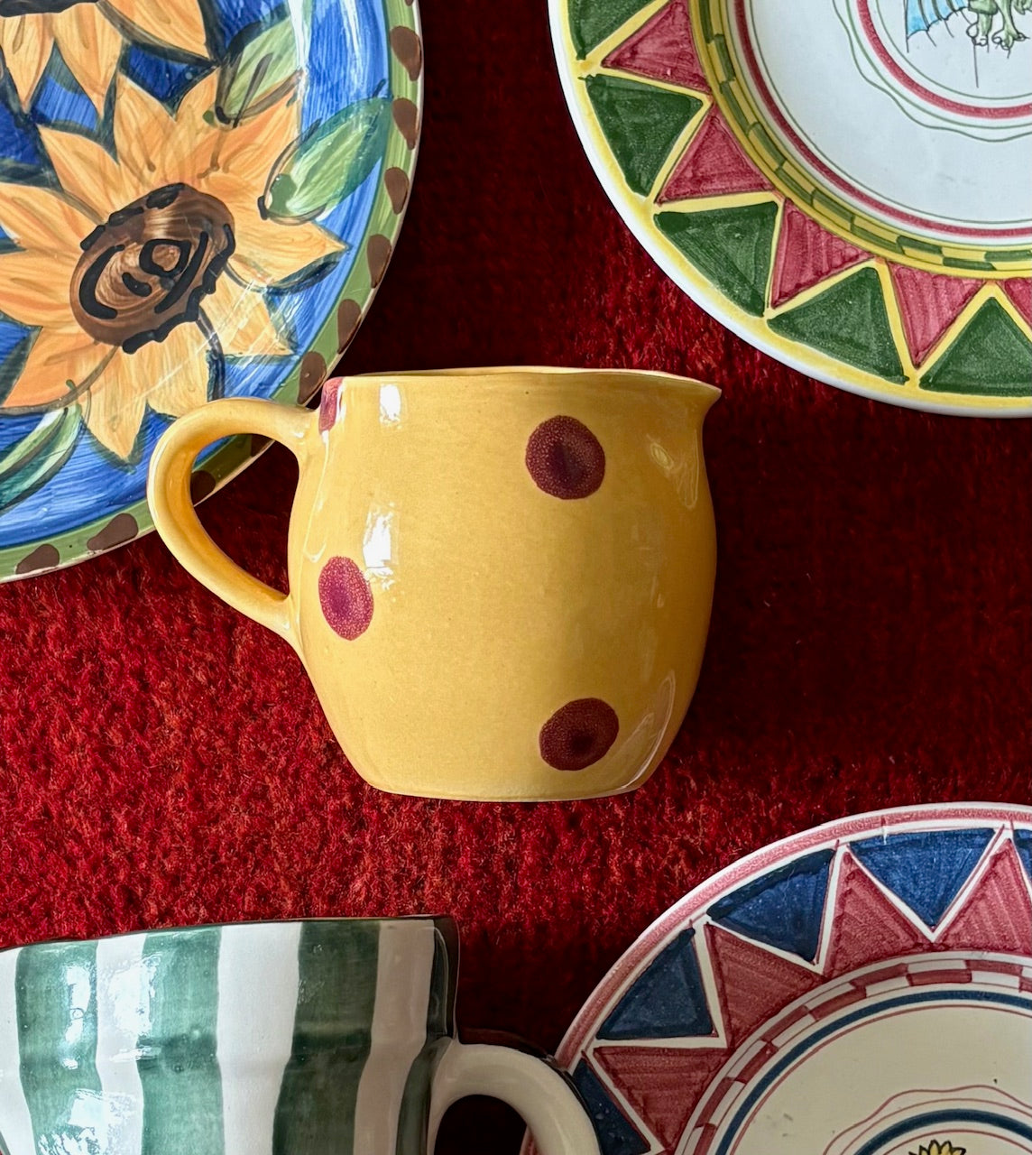 Small Polka Dot Pitcher