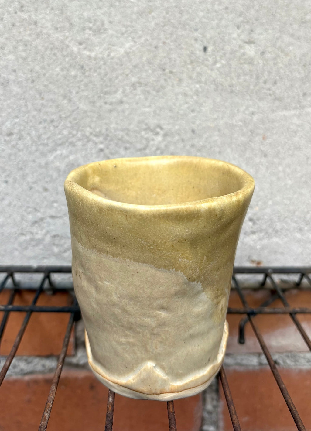 Ceramic Cup with Teeth