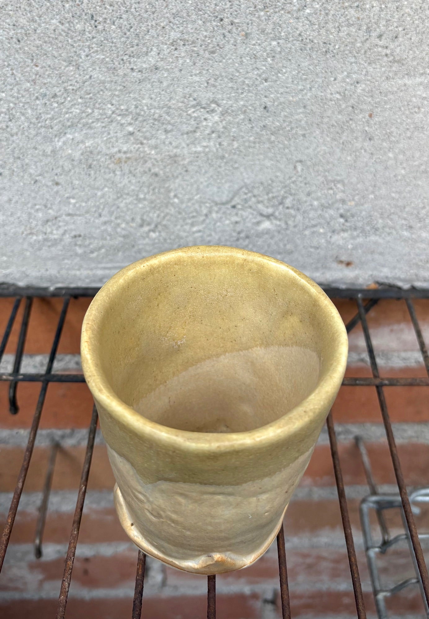 Ceramic Cup with Teeth