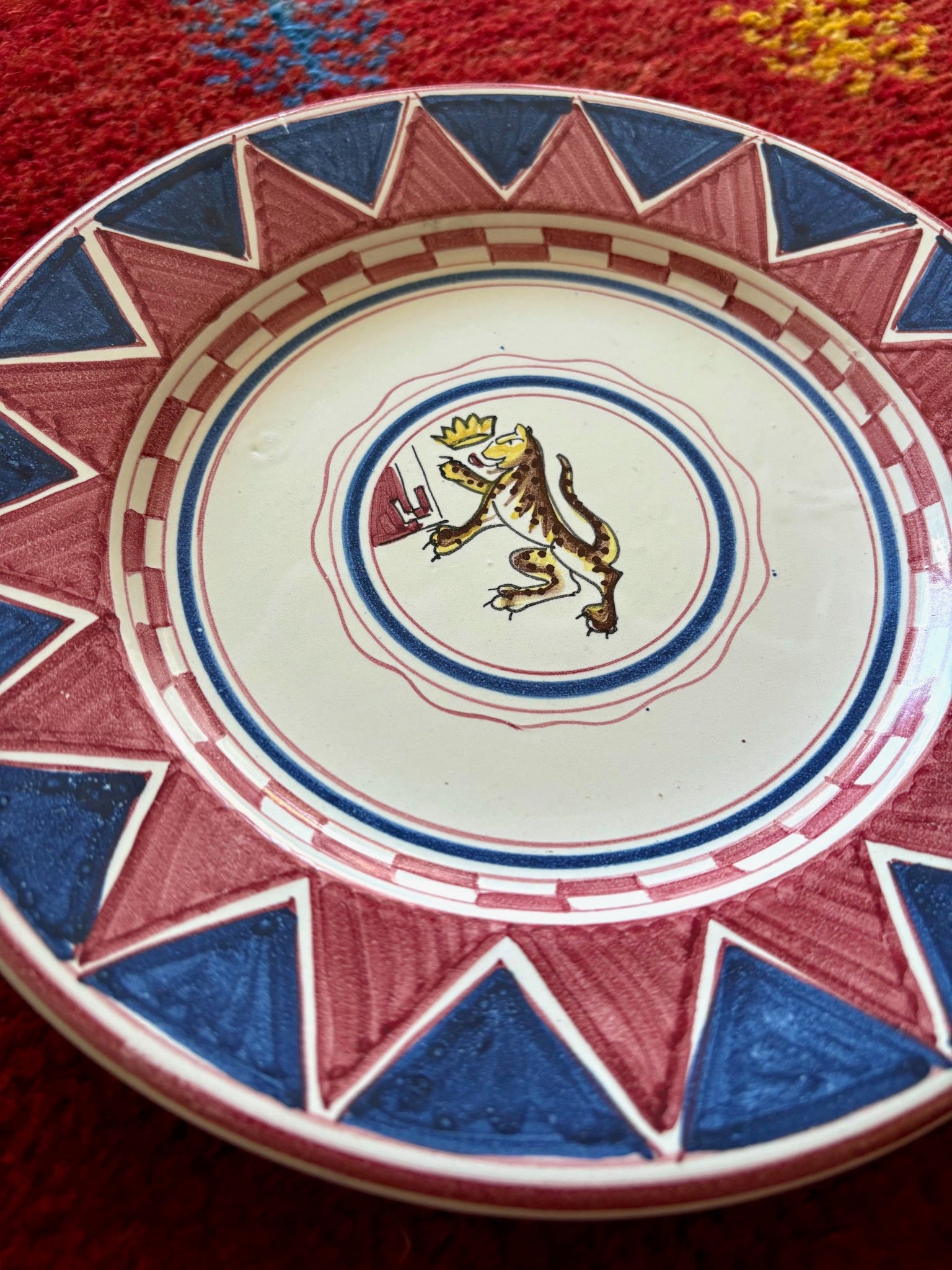 Palio di Siena Contrade Pantera Plate