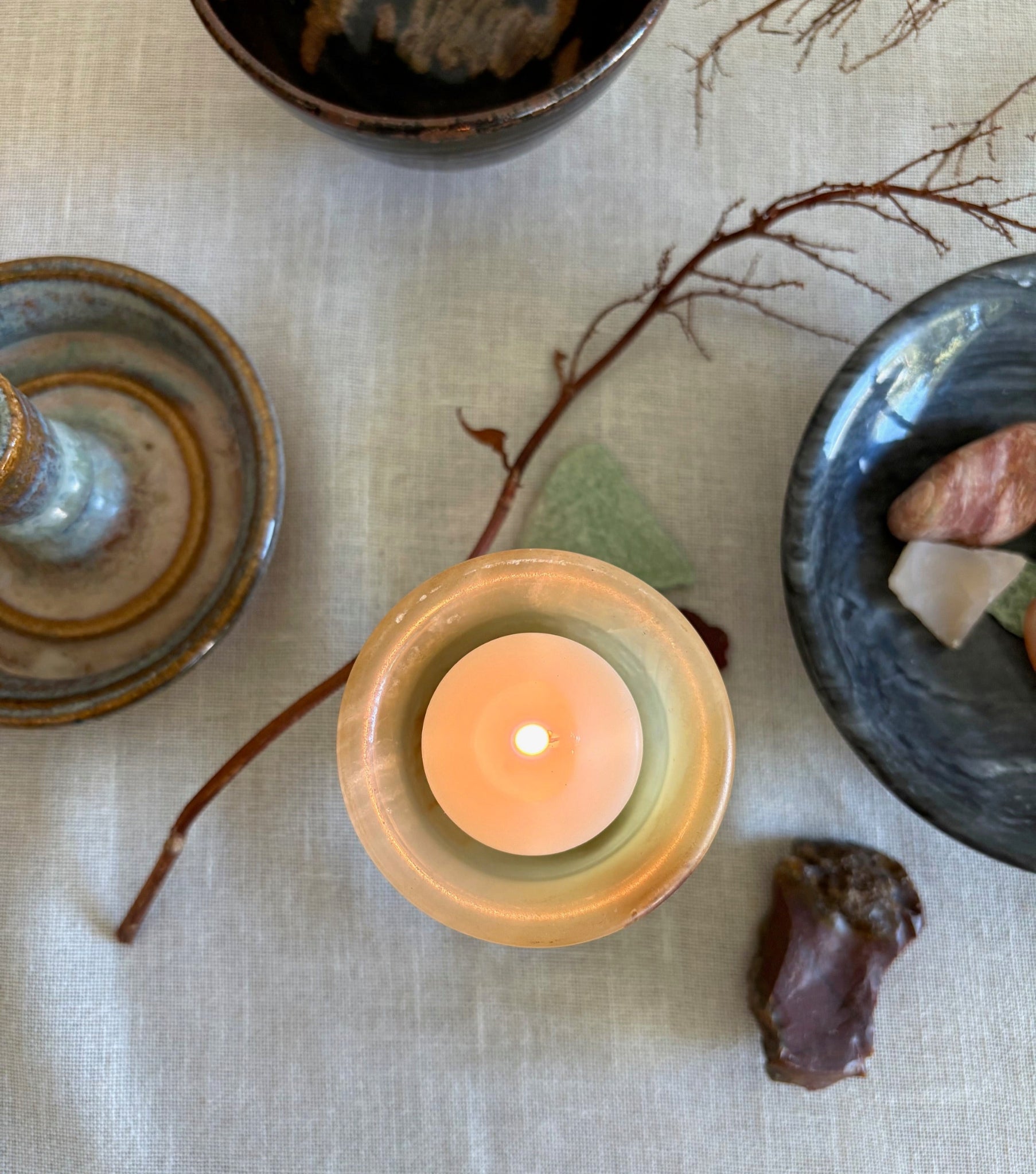 Onyx Votive Holder