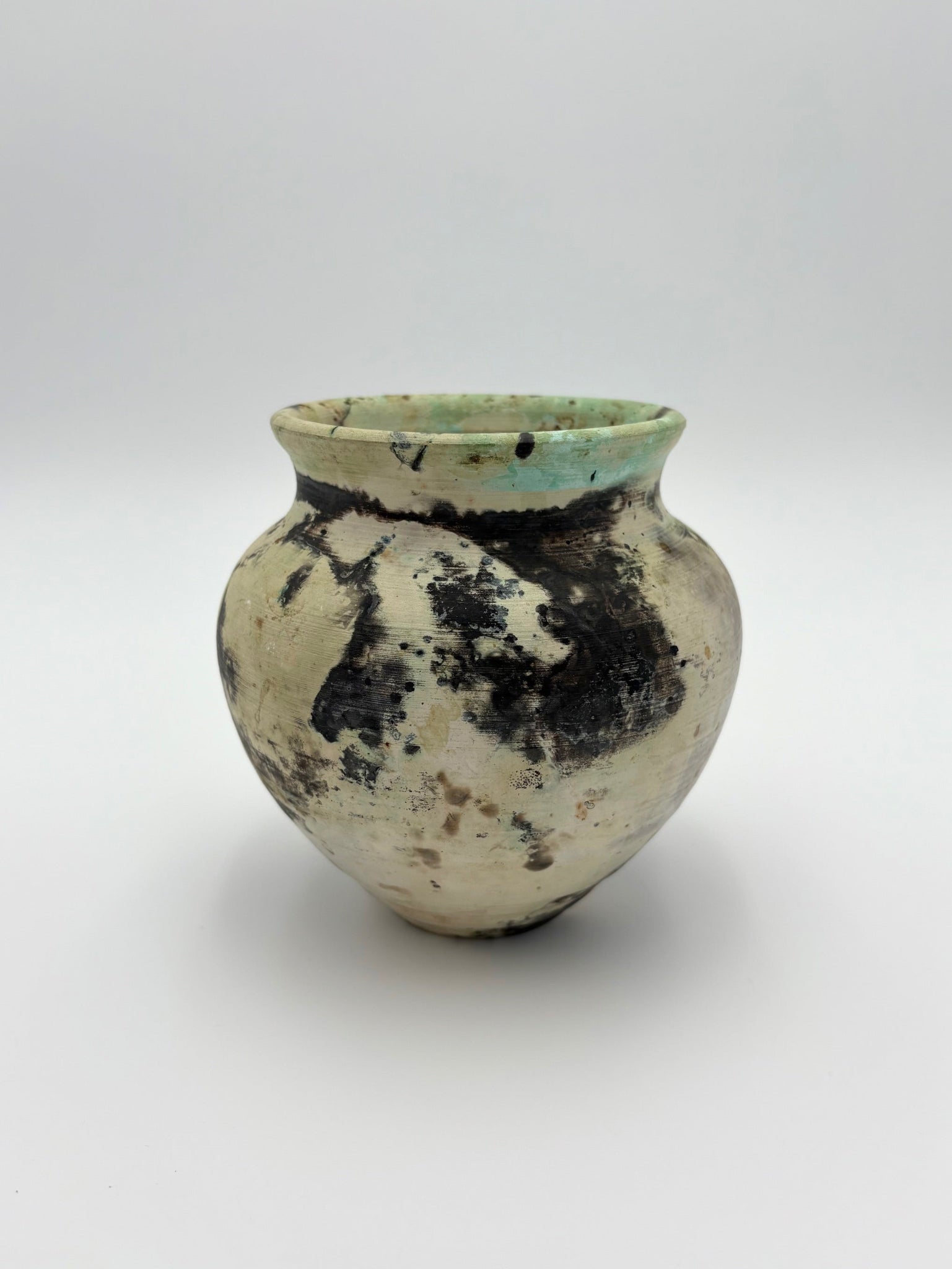 Green Stormy Vase