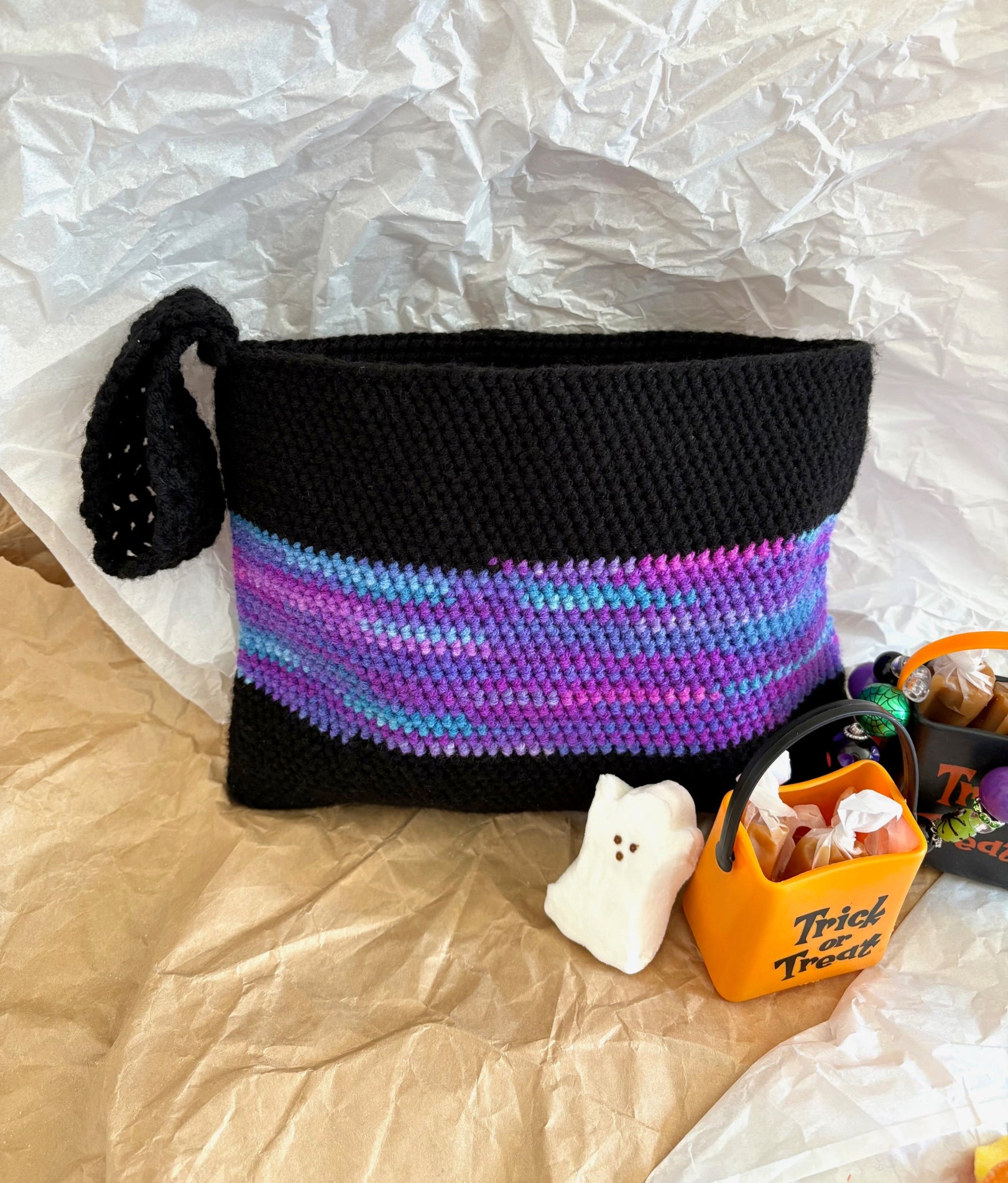 Crocheted Treat Pouch