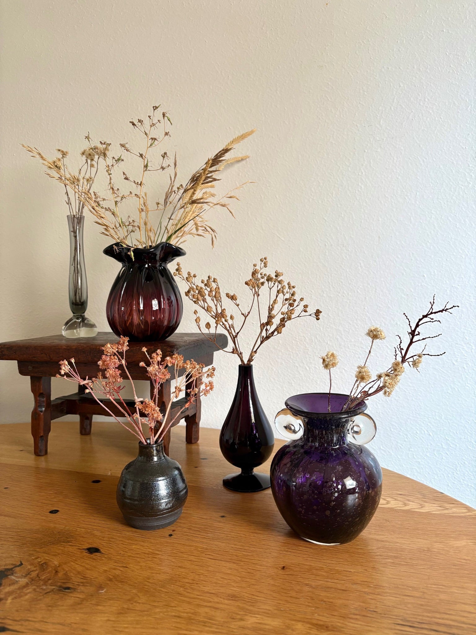 Grape Glass Vase