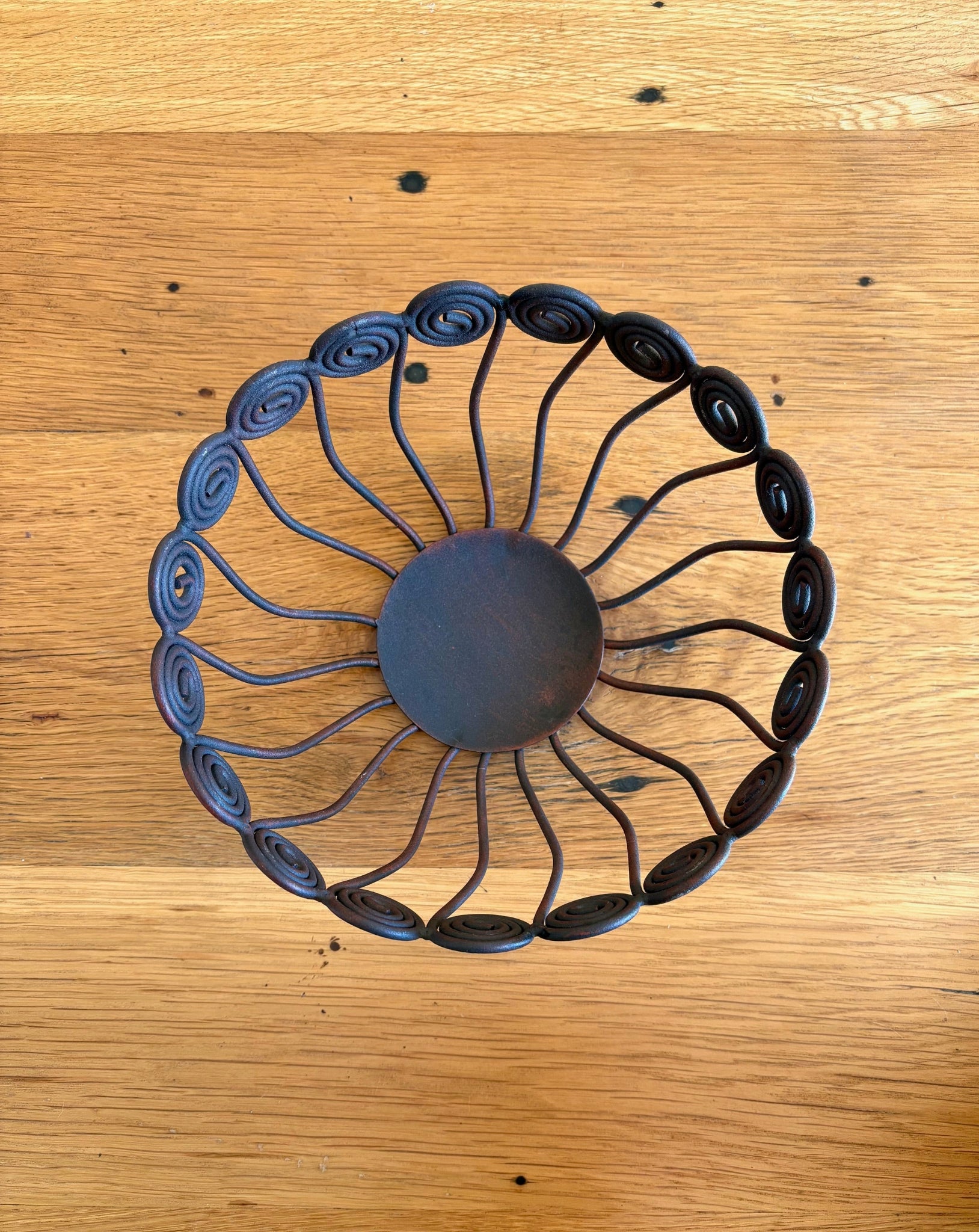 Spiraled Sun Ray Bowl