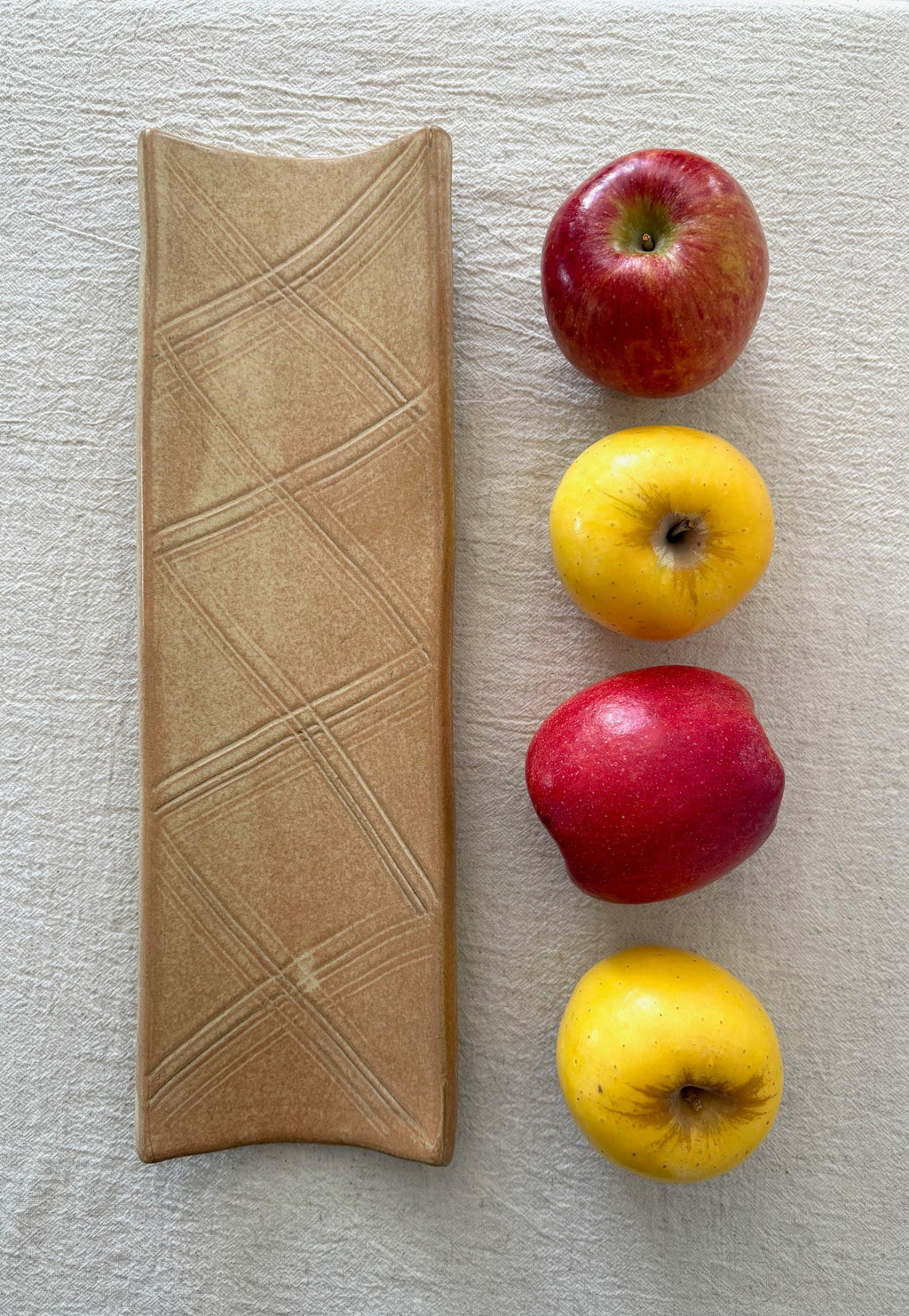Criss Crossed Ceramic Tray