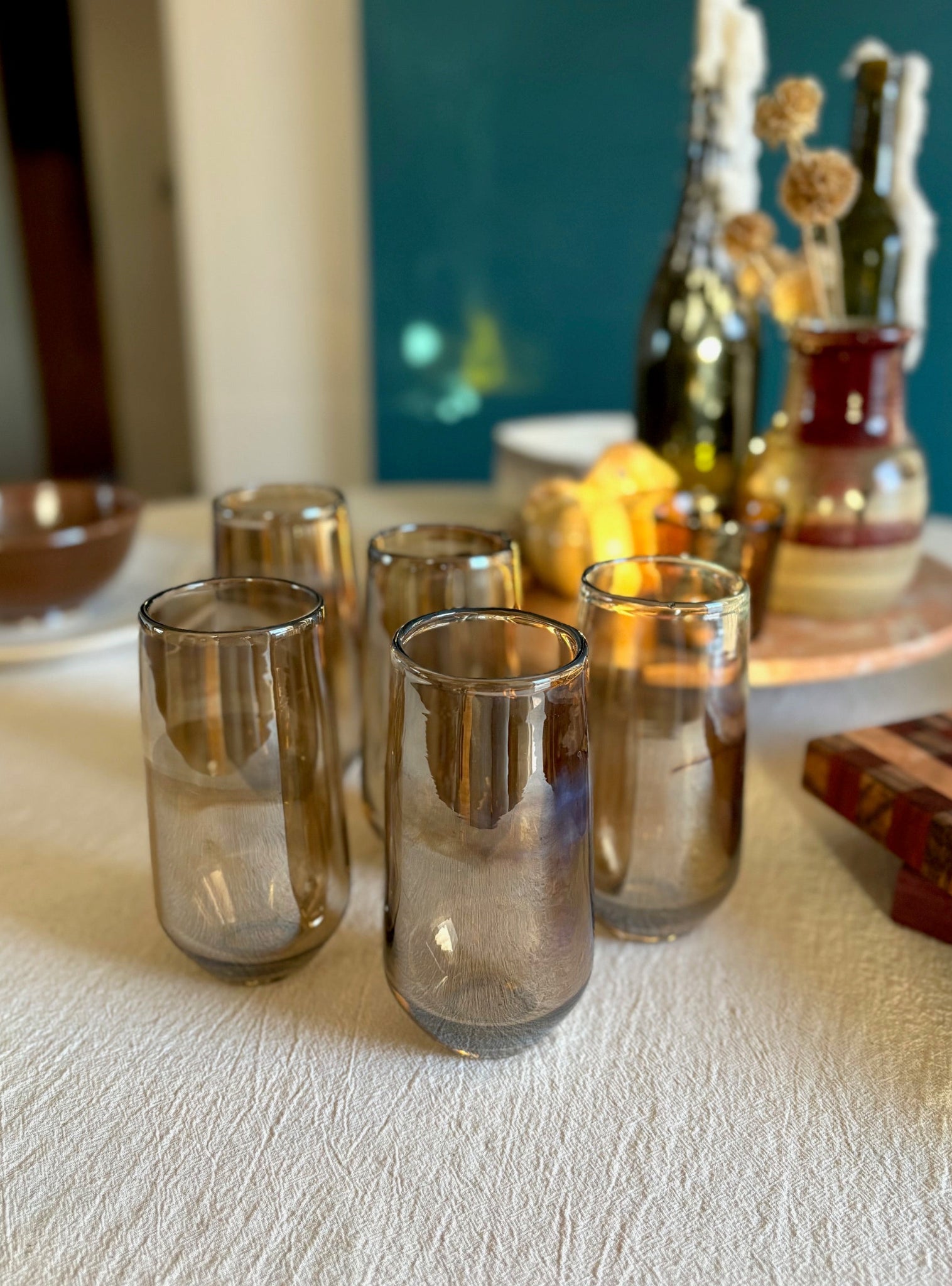 Smoky Quartz Water Glasses