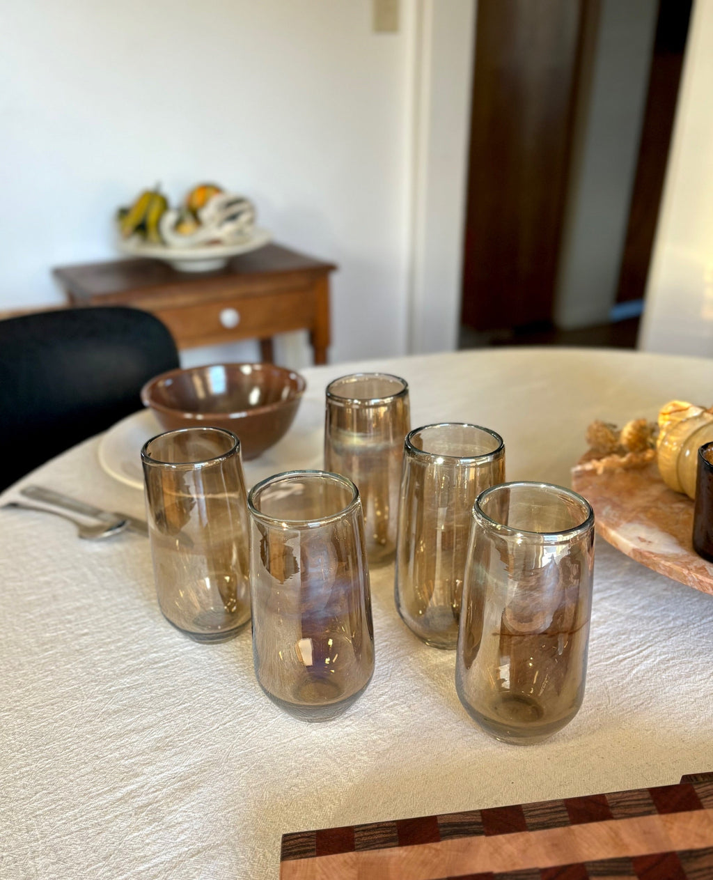 Smoky Quartz Water Glasses