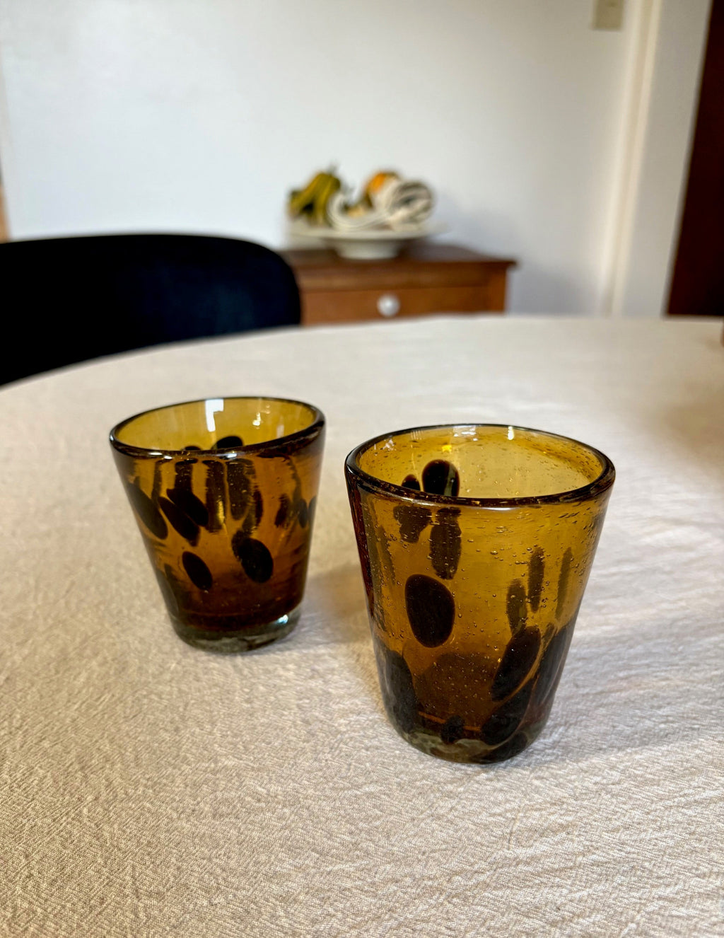 Tortoise Glass Votive Holders