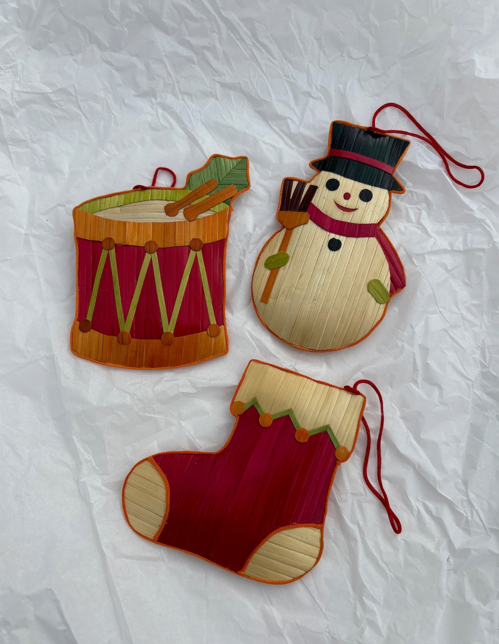 2D Straw Ornament Mix