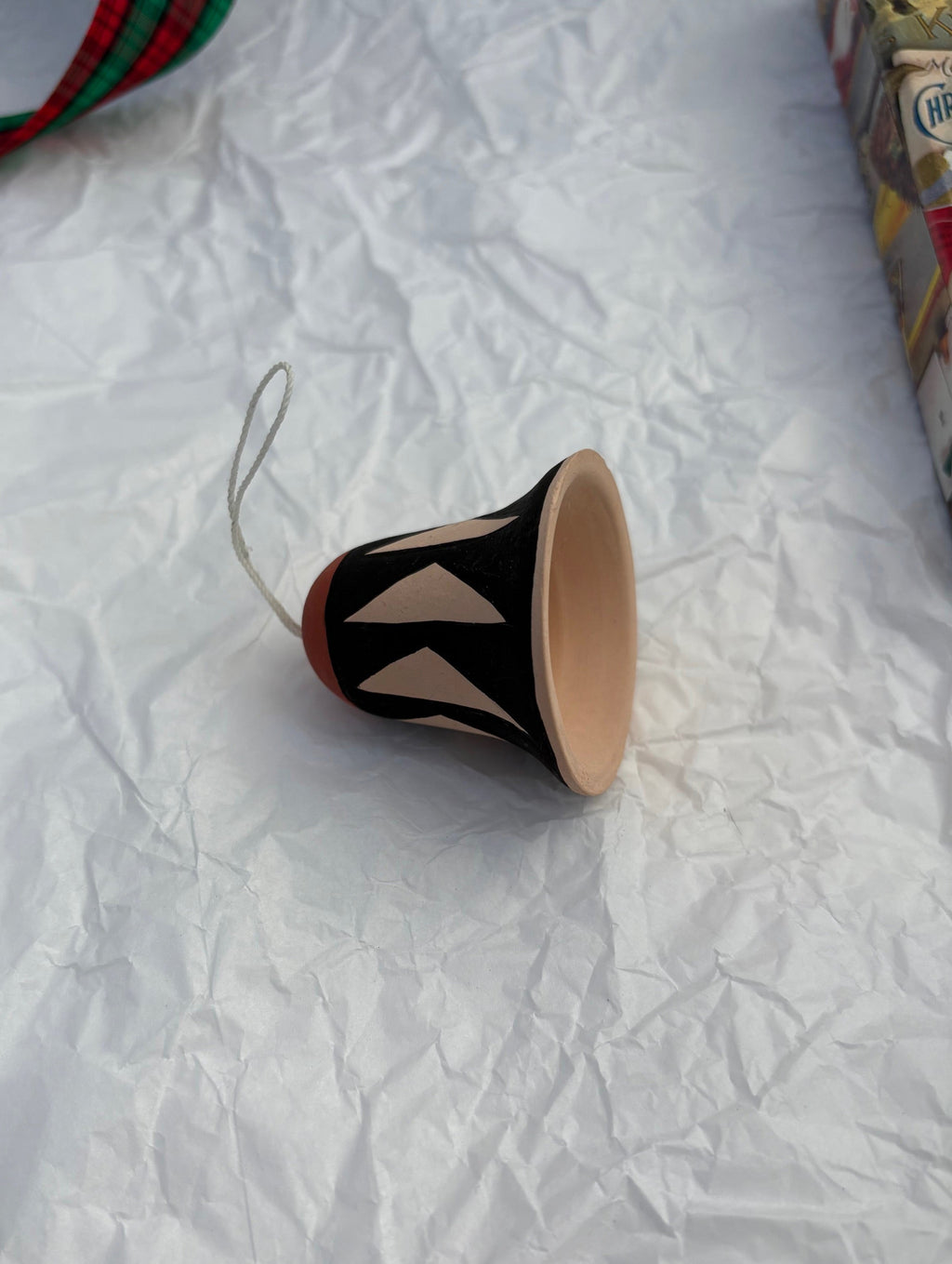 Hand Painted Clay Bell