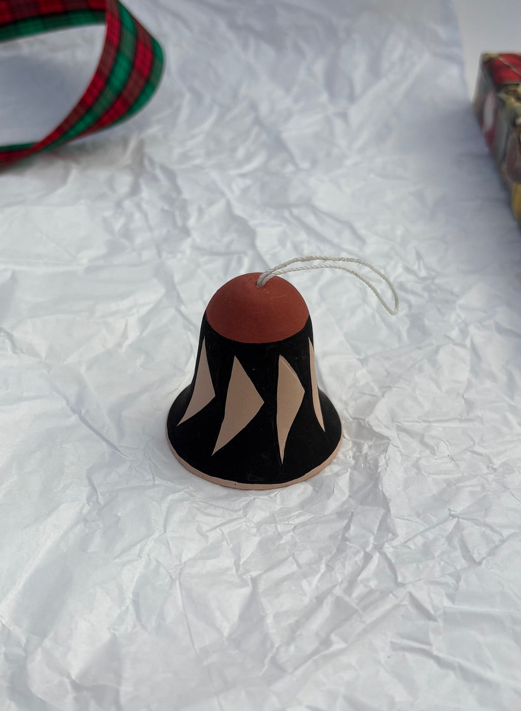 Hand Painted Clay Bell