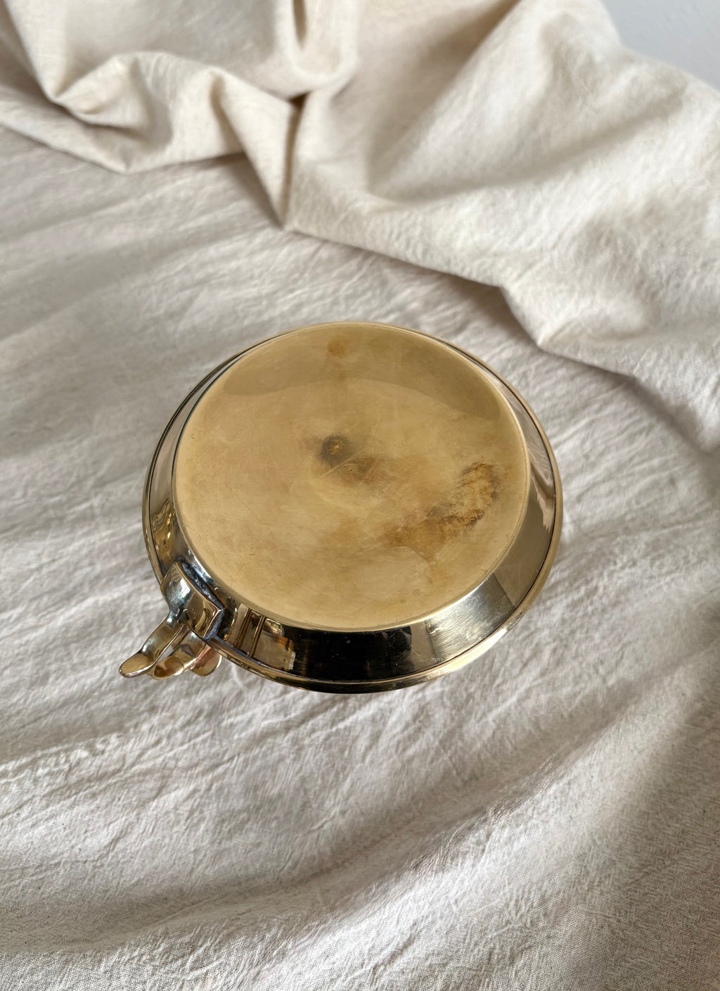 Brass Push Up Chamber Candle Holder