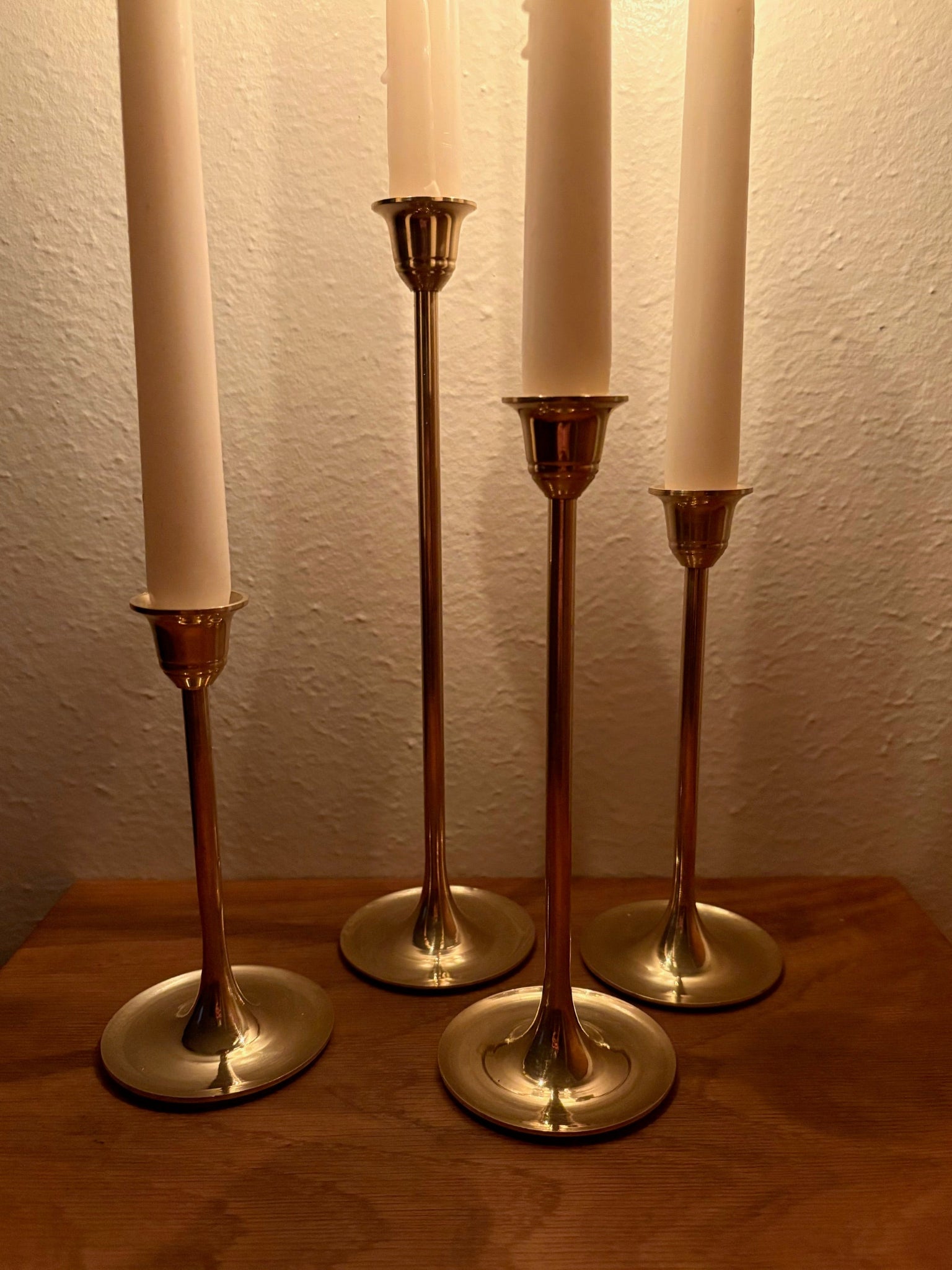 Vintage Brass Candlestick Holders