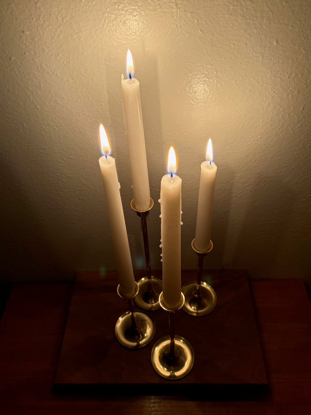 Vintage Brass Candlestick Holders