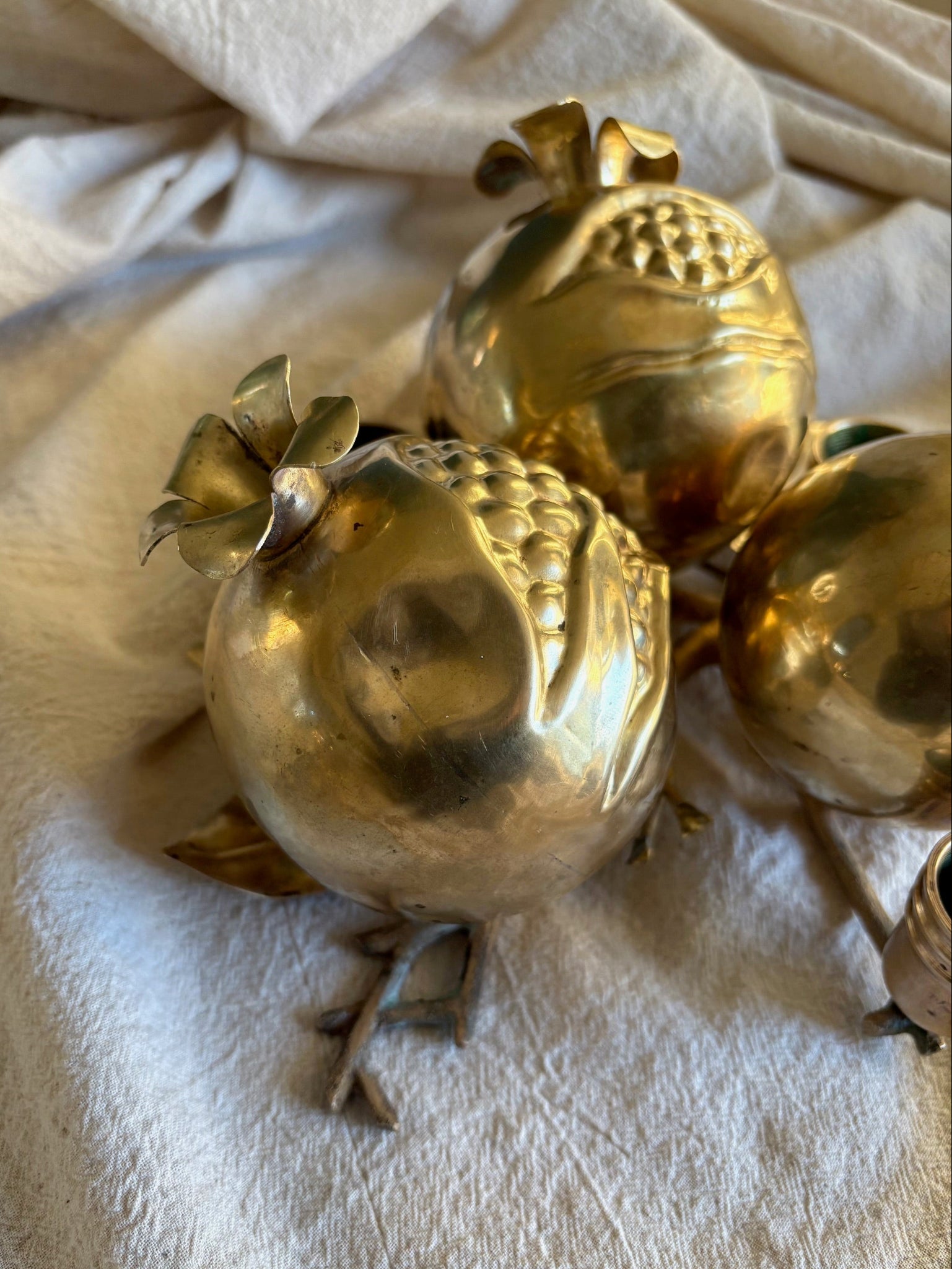 Vintage Pomegranate Candle Holder