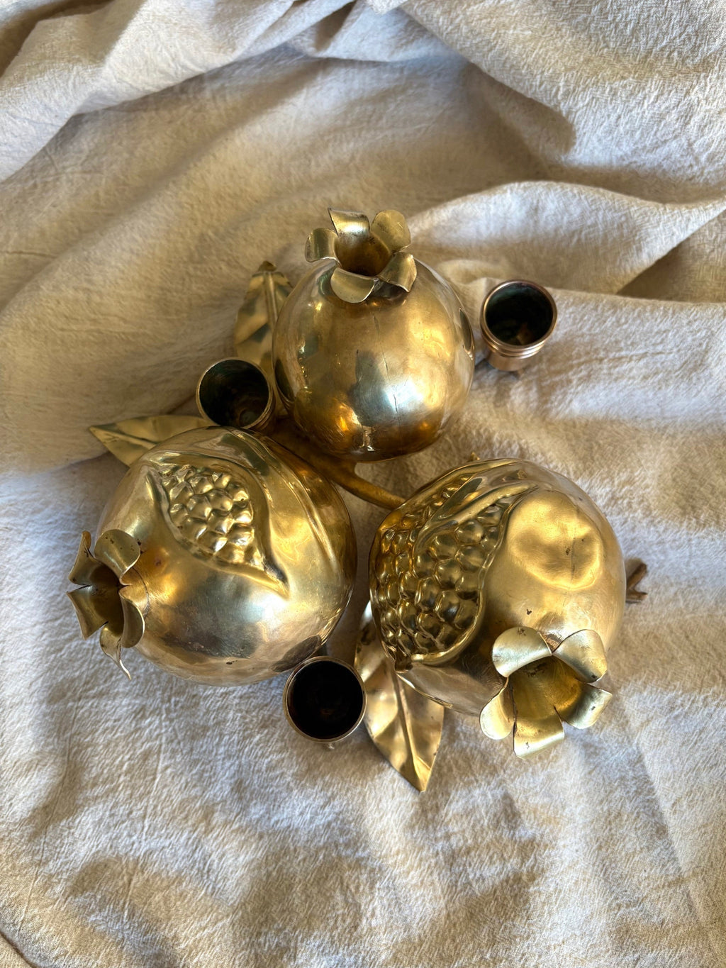 Vintage Pomegranate Candle Holder