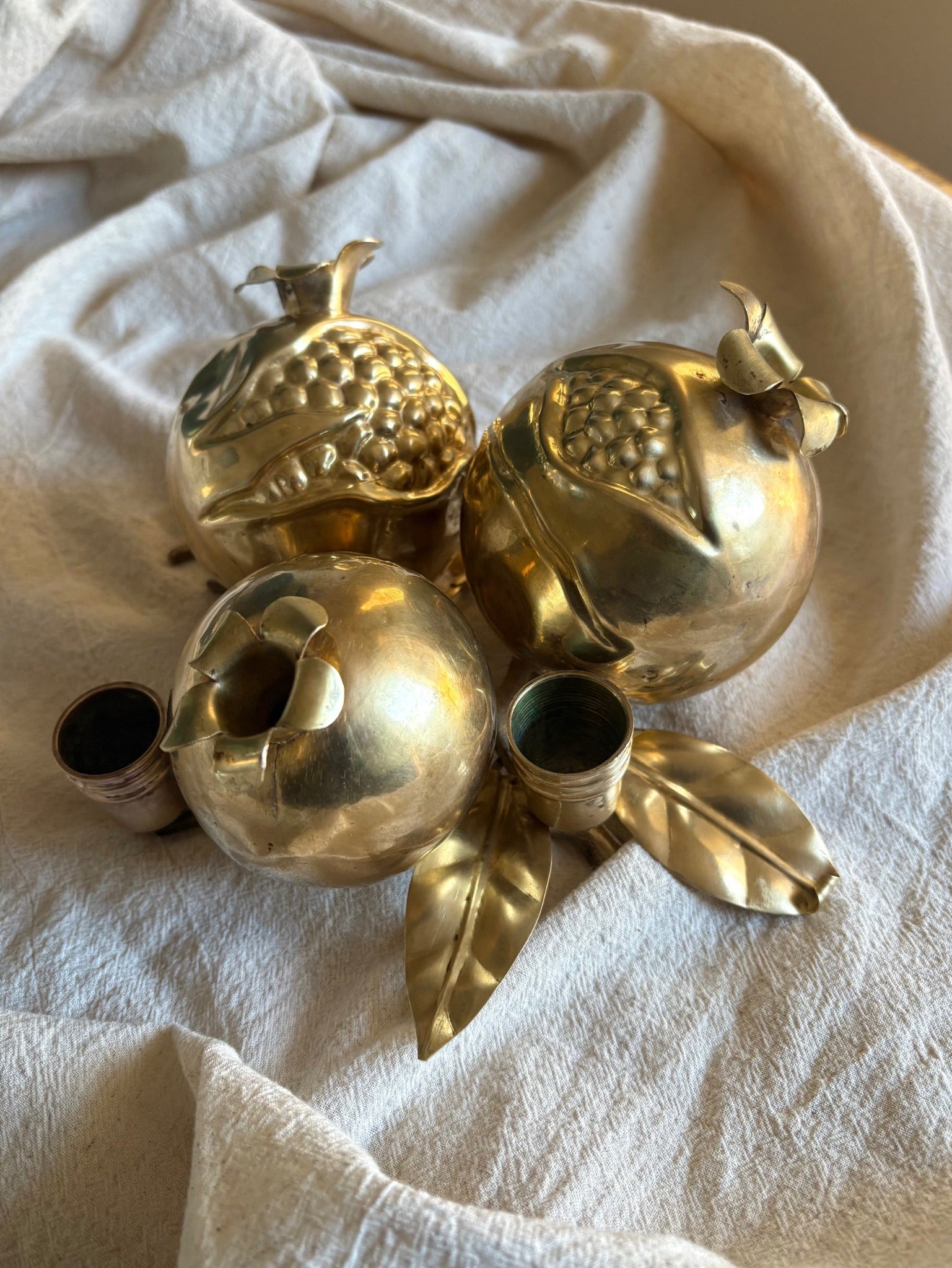 Vintage Pomegranate Candle Holder