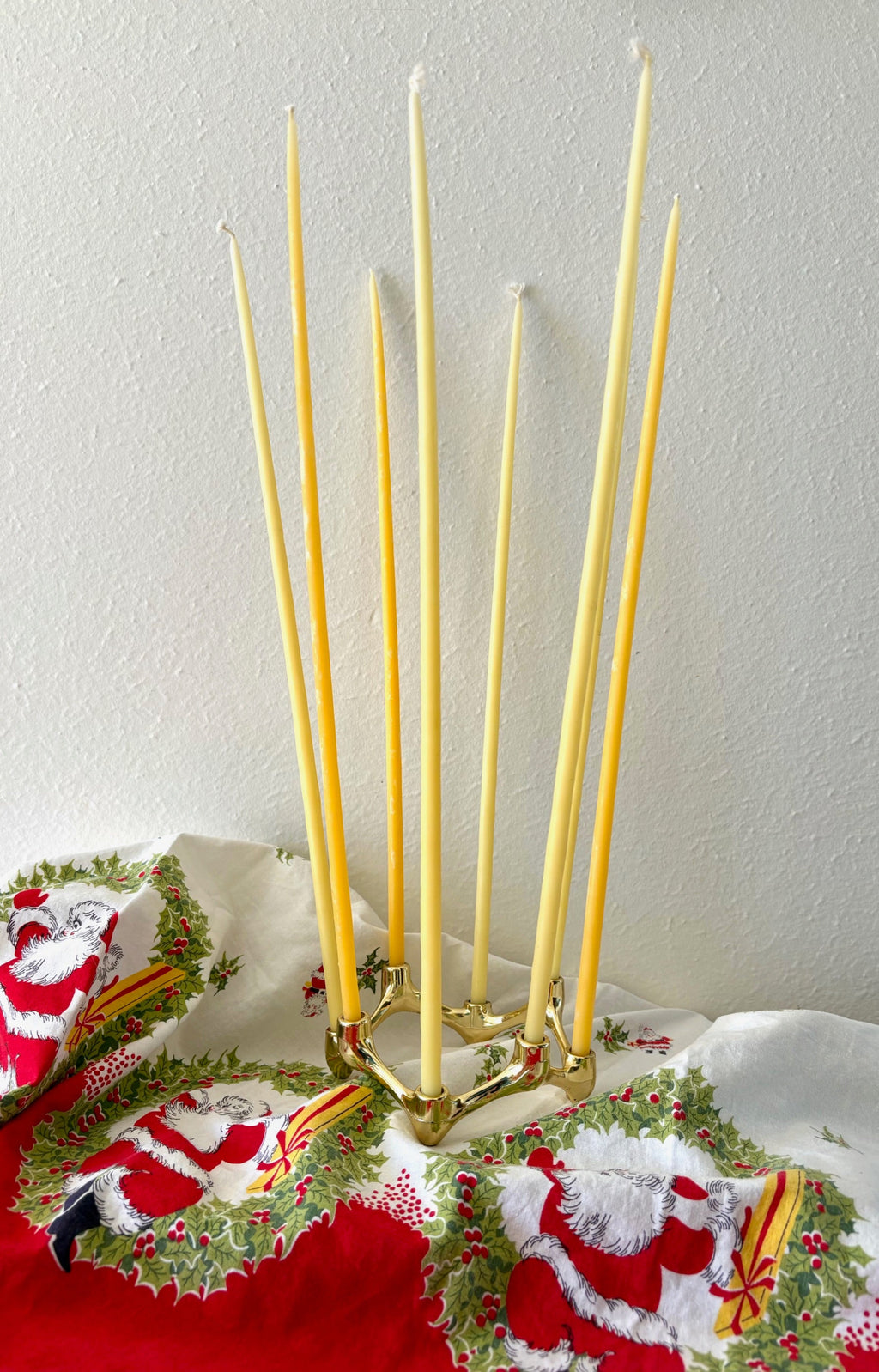 MCM Flower Taper Candle Holder