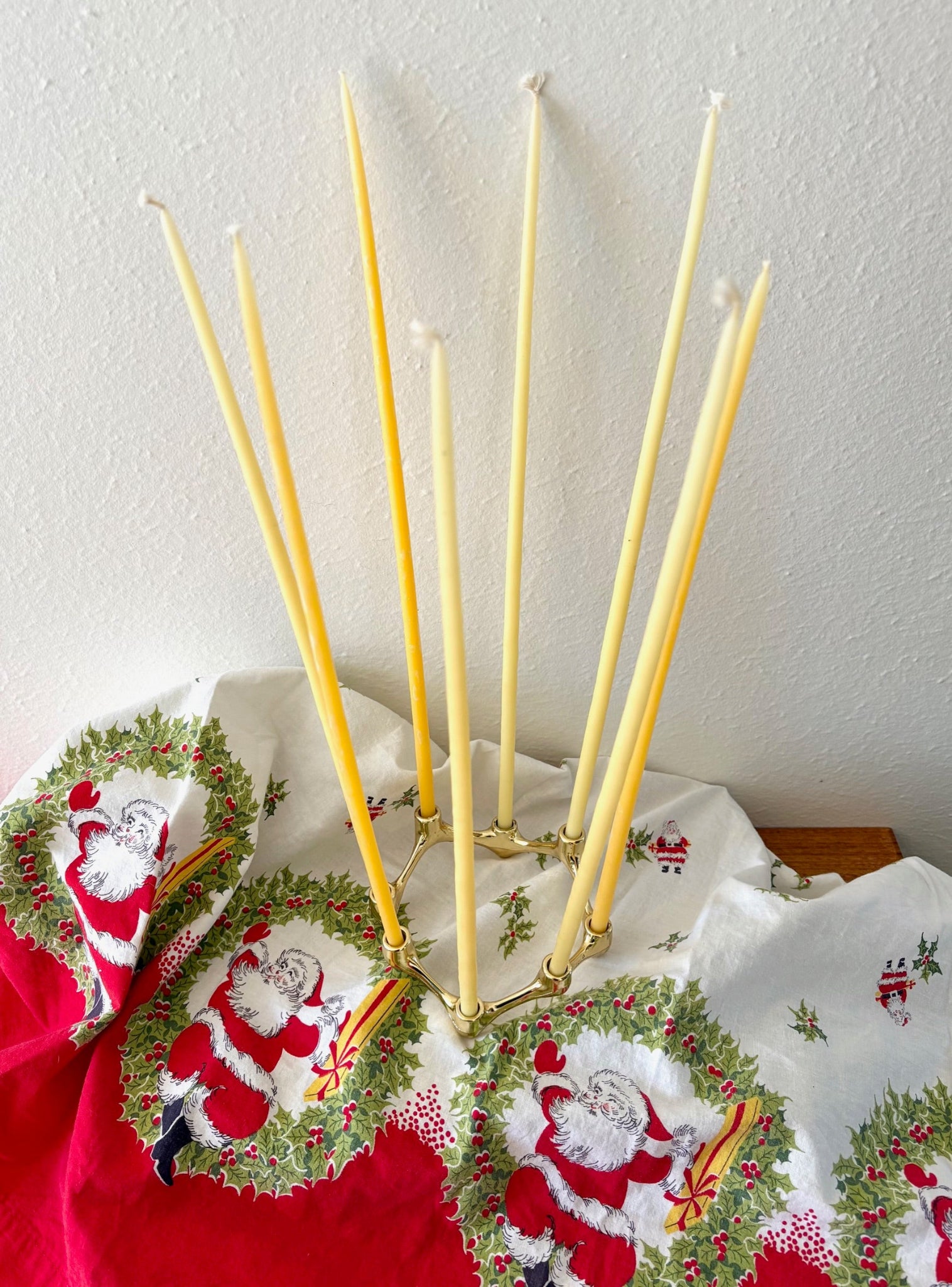 MCM Flower Taper Candle Holder