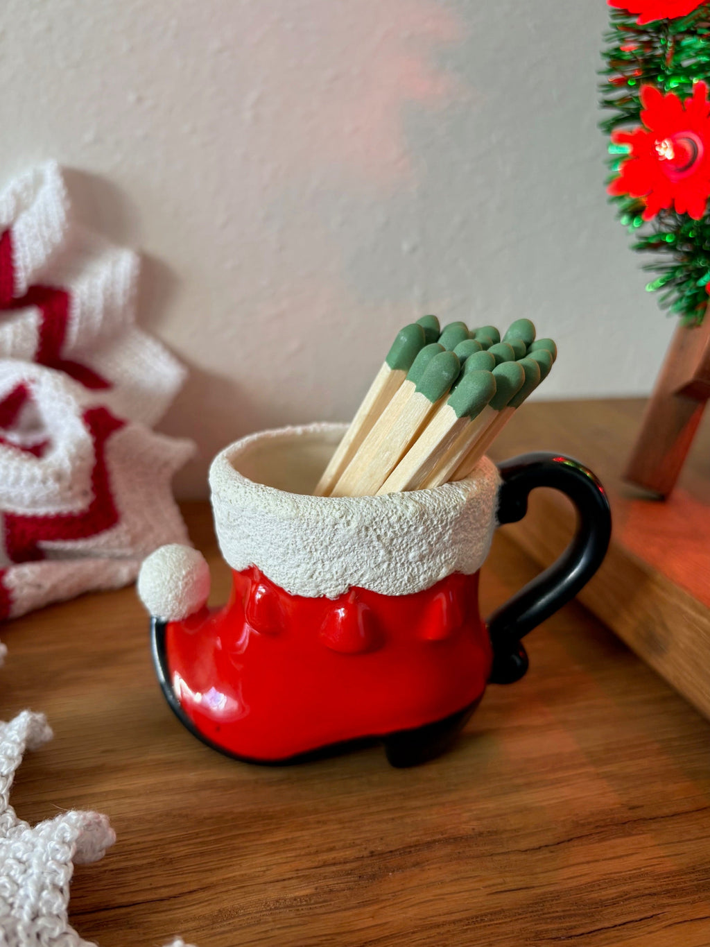 Vintage Christmas Elf Boot