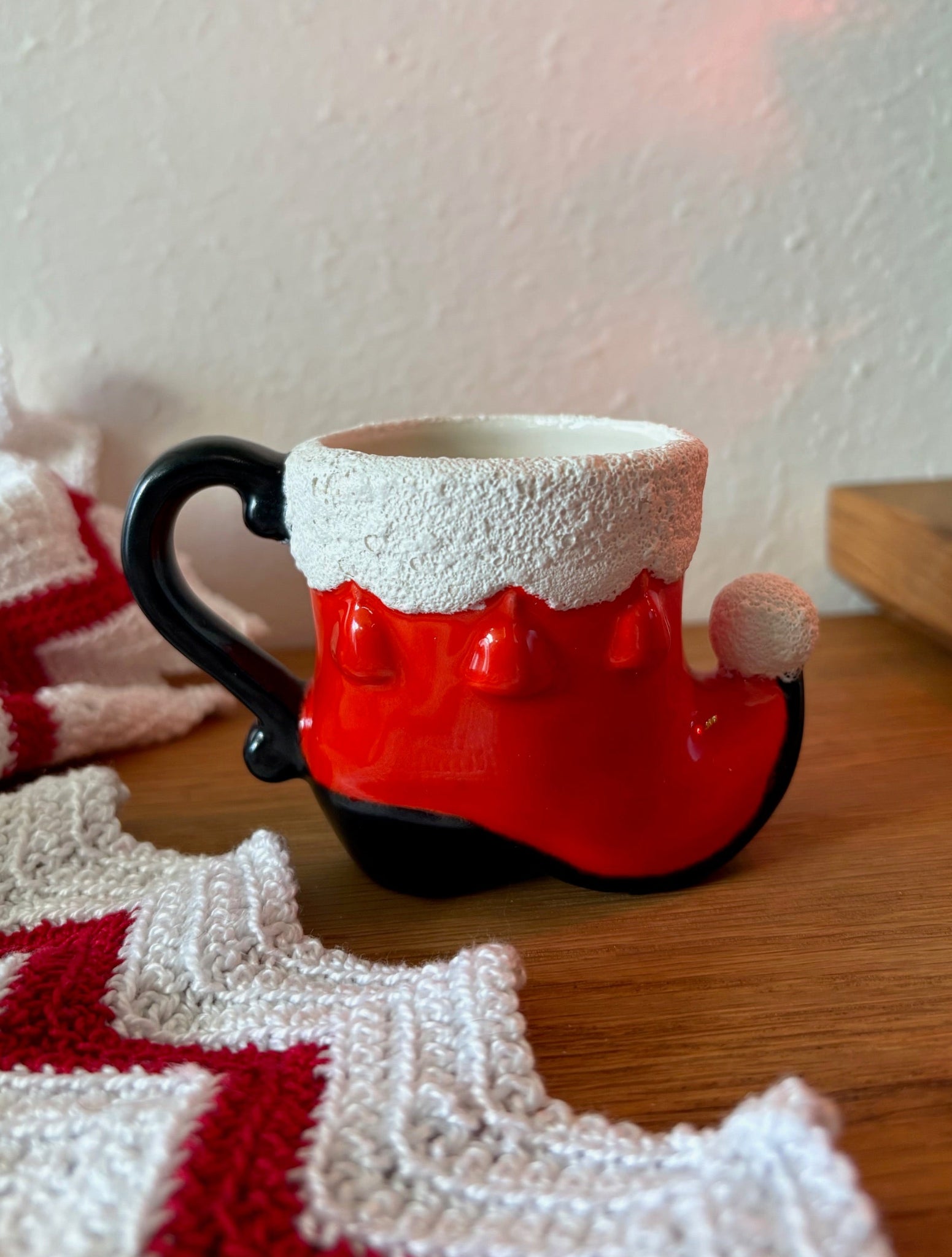 Vintage Christmas Elf Boot