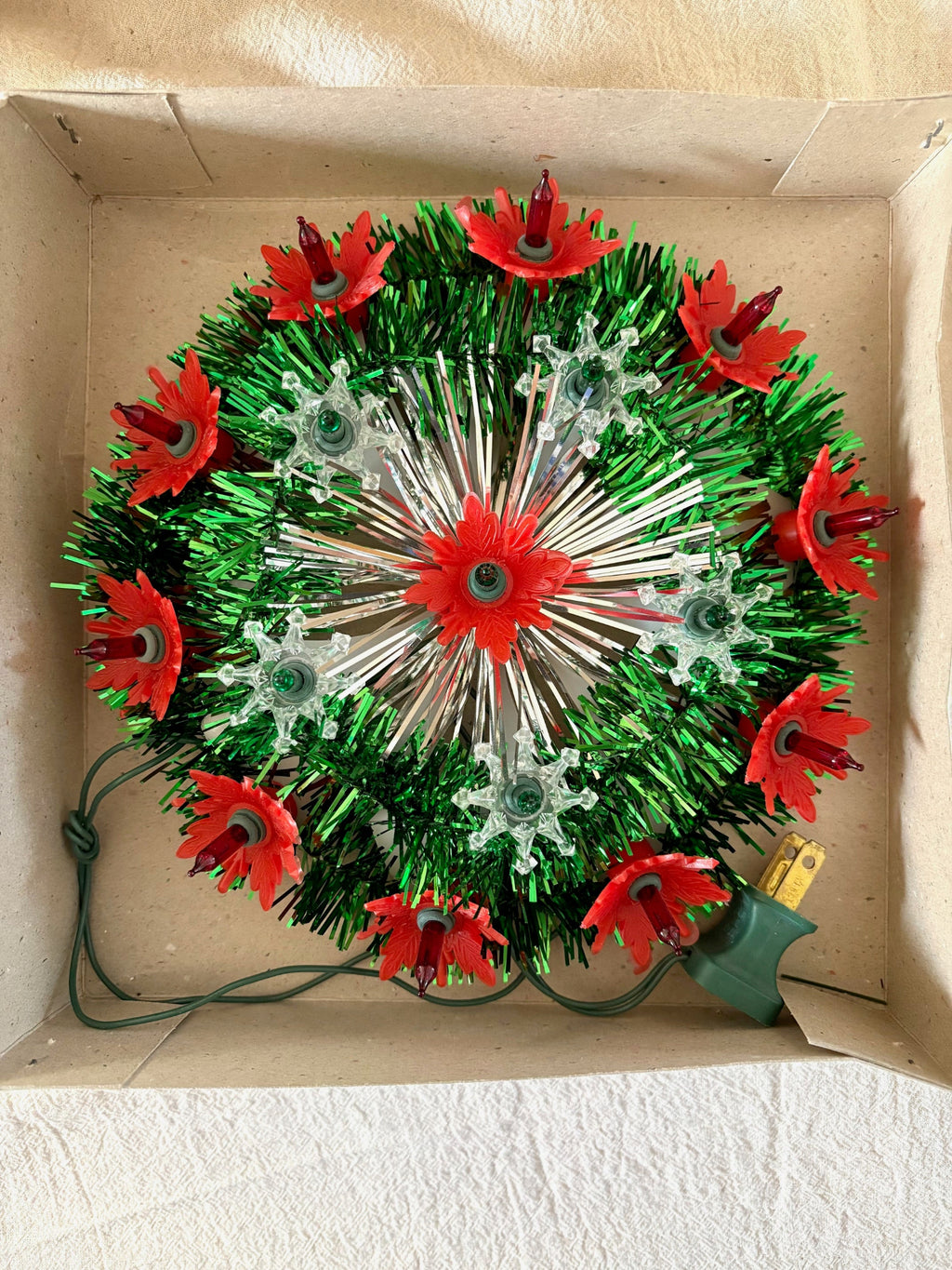 Tinsel Tree Topper Plaque