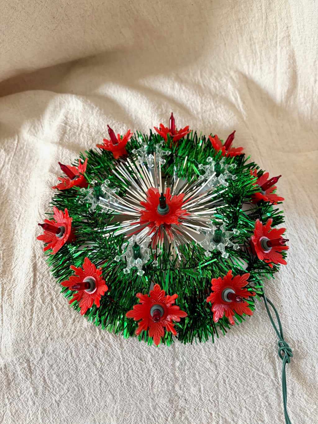 Tinsel Tree Topper Plaque