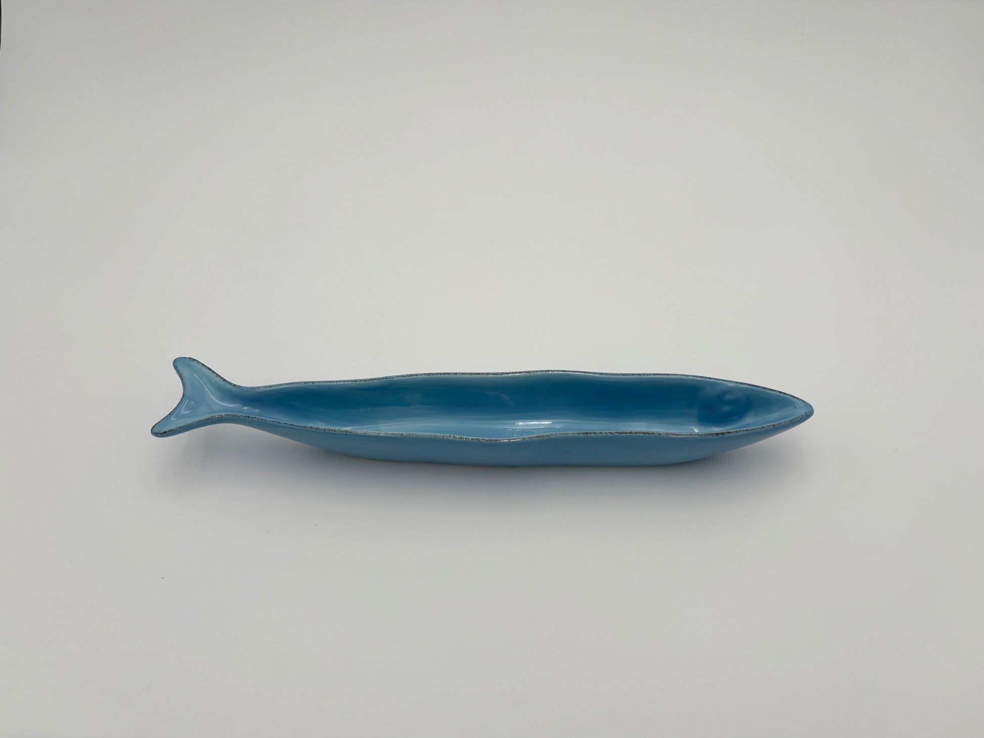Light Blue Fish Dish